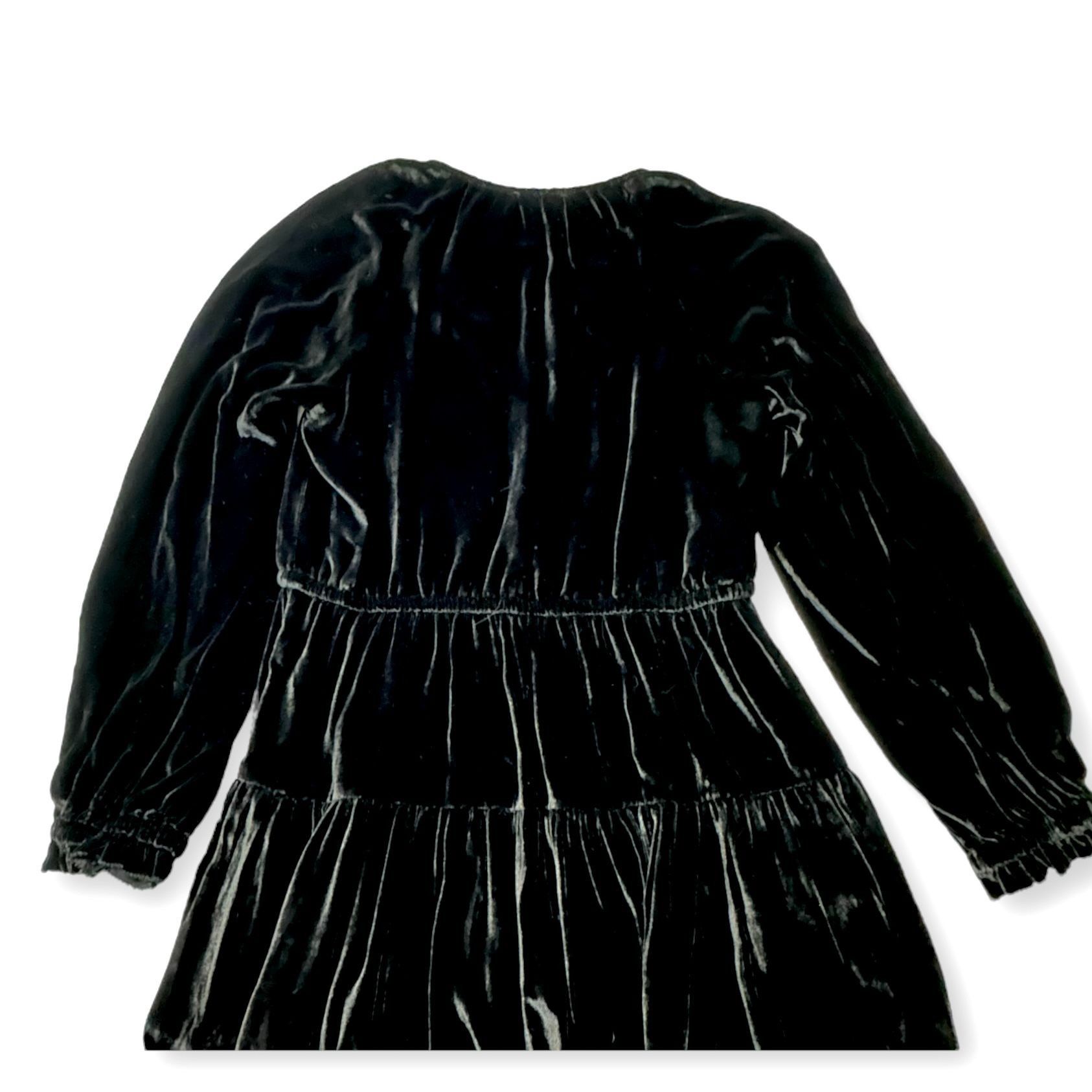Ulla Johnson ULLA JOHNSON Audrey Tiered Puff-sleeve Velvet Mini Dress In Size M / US 6-8 / IT 42-44 - 8 Thumbnail