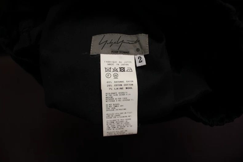 Yohji Yamamoto yohji yamamoto 19ss low crotch crow pants-2505 Size US 32 / EU 48 - 6 Thumbnail