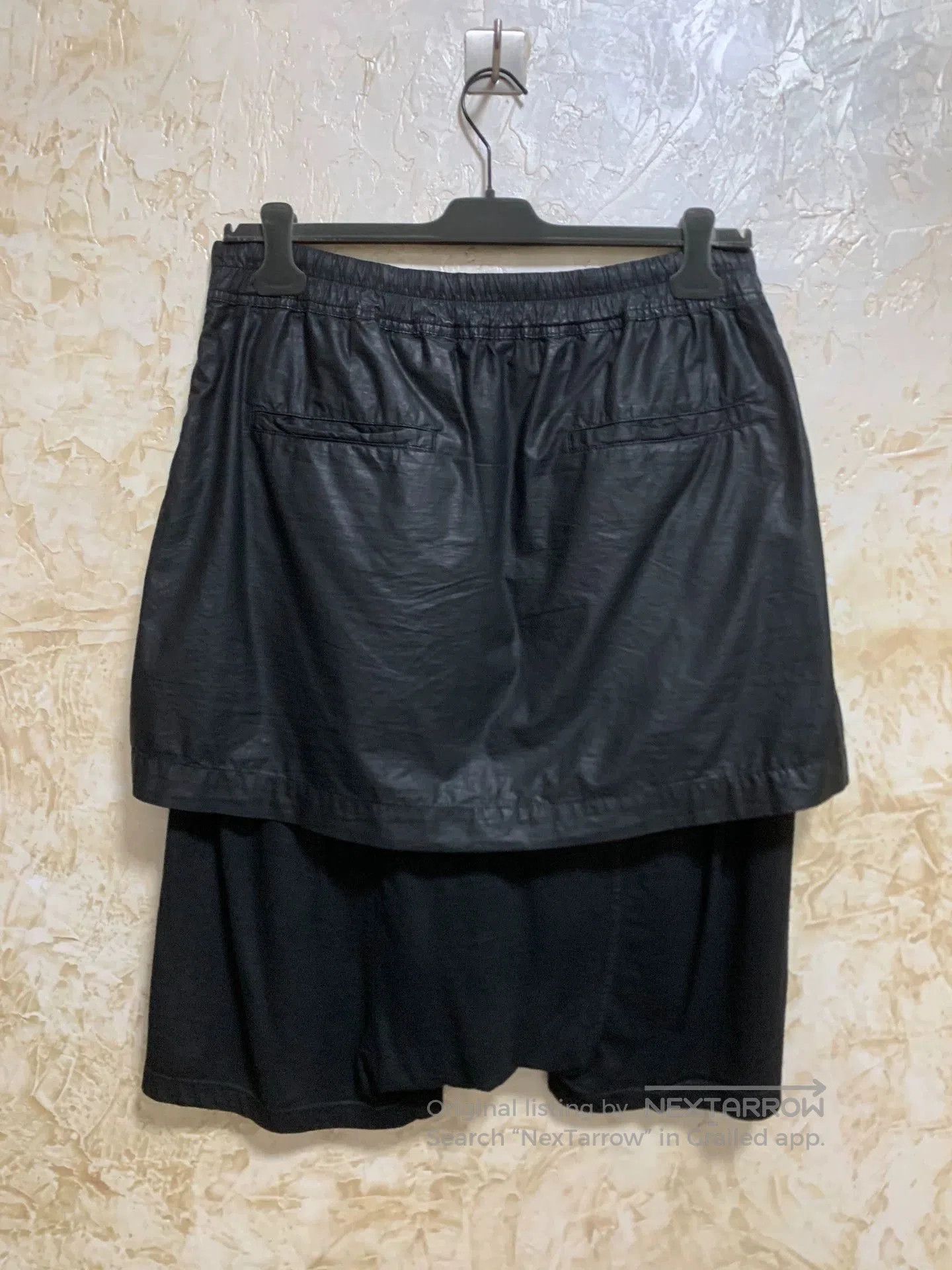 Rick Owens Rick owens Wax-faced skirt shorts. Size US 32 / EU 48 - 2 Thumbnail