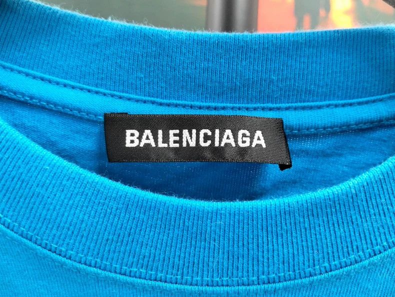 Balenciaga Balenciaga Blue letter logo short sleeve 2501-Nextarrow Size US XS / EU 42 / 0 - 3 Thumbnail