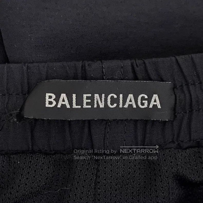 Balenciaga Balenciaga Black logo embroidery tapered casual sports lon Size US 36 / EU 52 - 5 Thumbnail