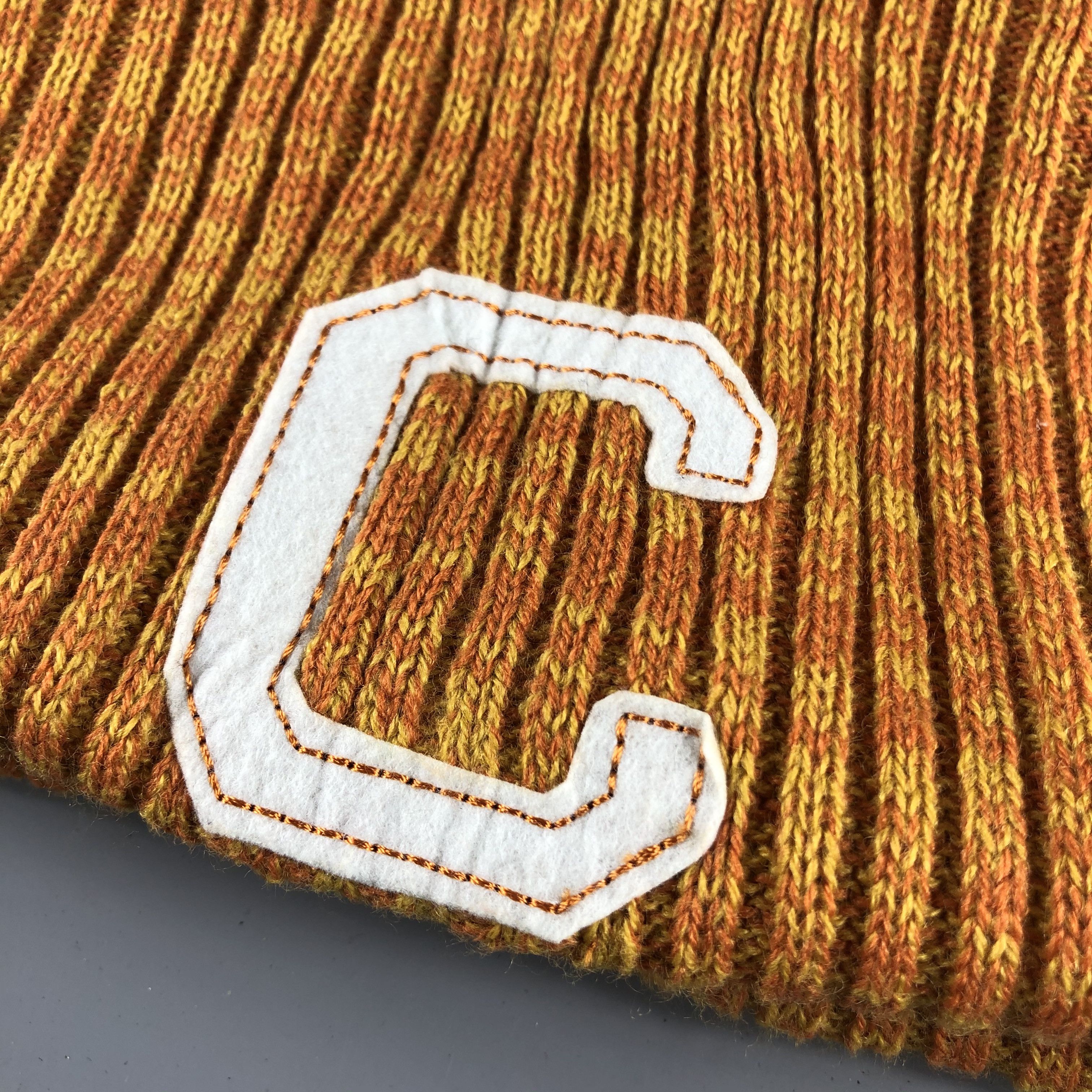Converse × Vintage Converse Stripe Beanie Snow Hat Snow Cap -D587 Size ONE SIZE - 4 Thumbnail
