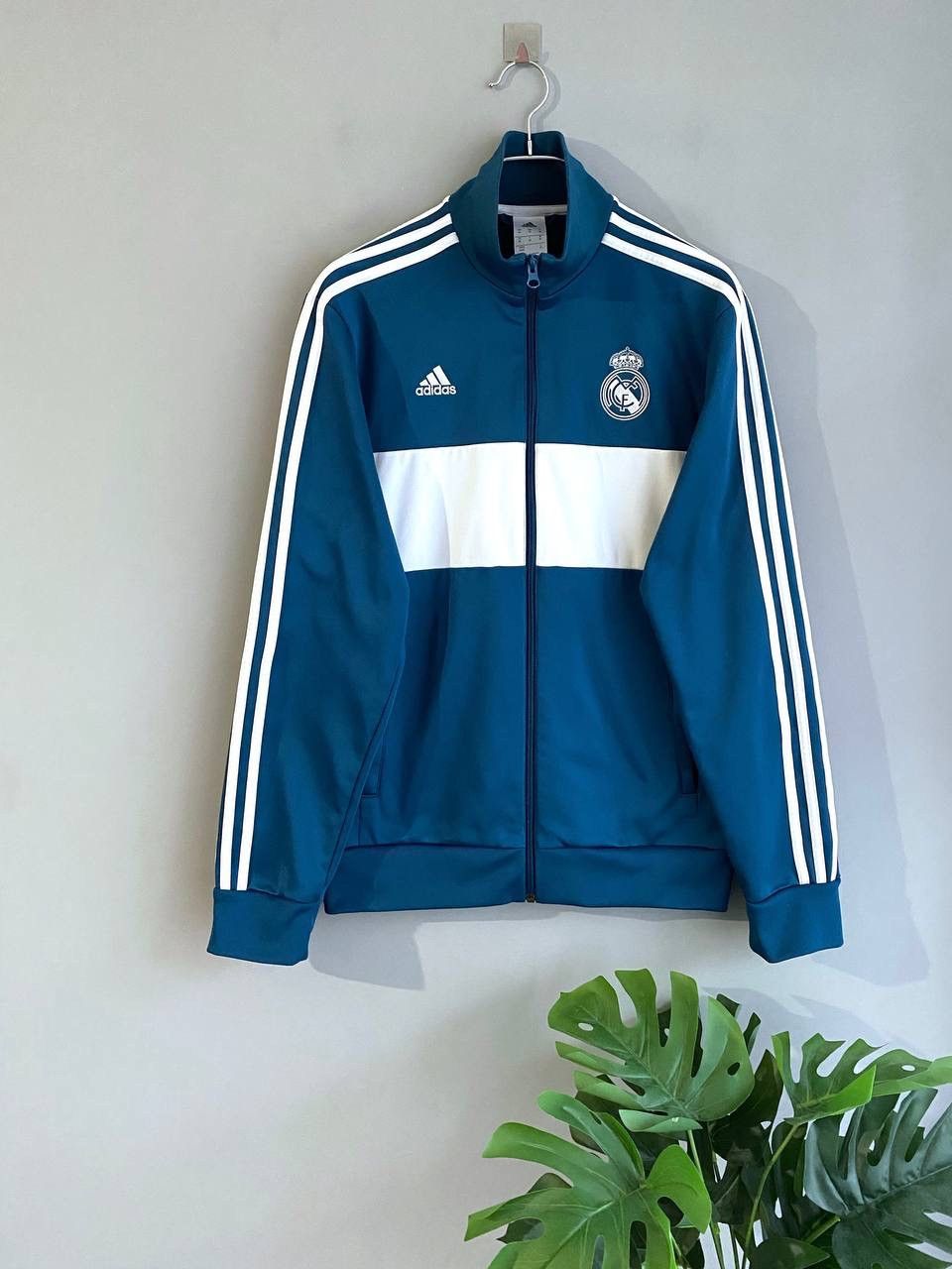 Adidas Real Madrid 2017/18 Pre Match Soccer Track Jacket, M BR2496 Size US M / EU 48-50 / 2 - 1 Thumbnail