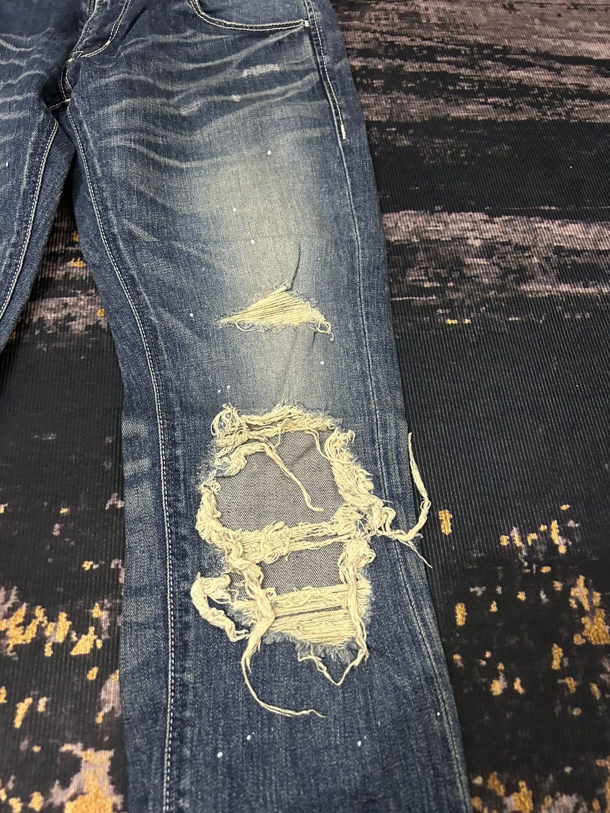 Undercover Black By Vanquish Disressed Jeans Undercover Style Size US 32 / EU 48 - 9 Thumbnail