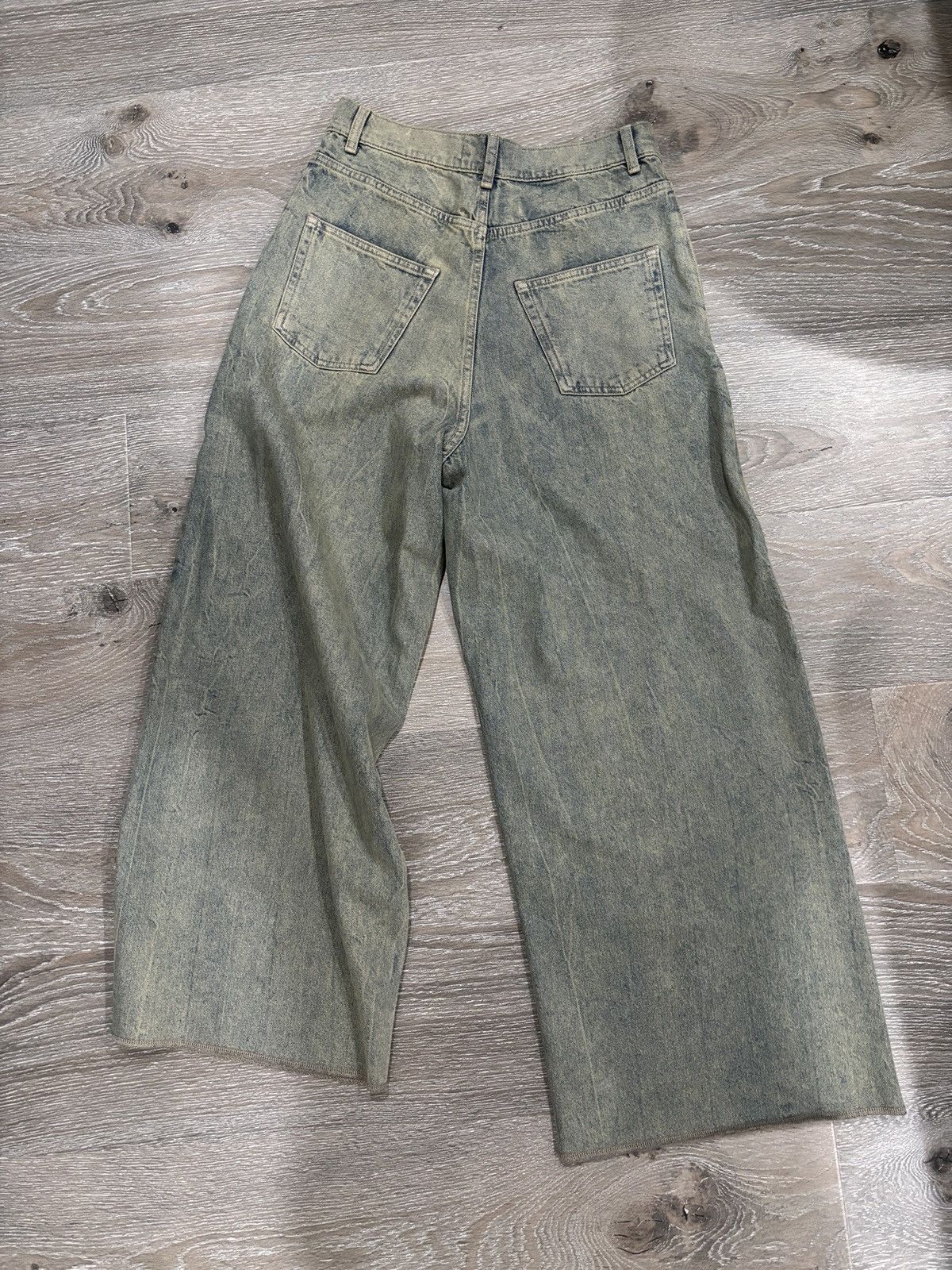 Other Tone Deaf Green Baggy Oversized Jean Size US 30 / EU 46 - 2 Thumbnail
