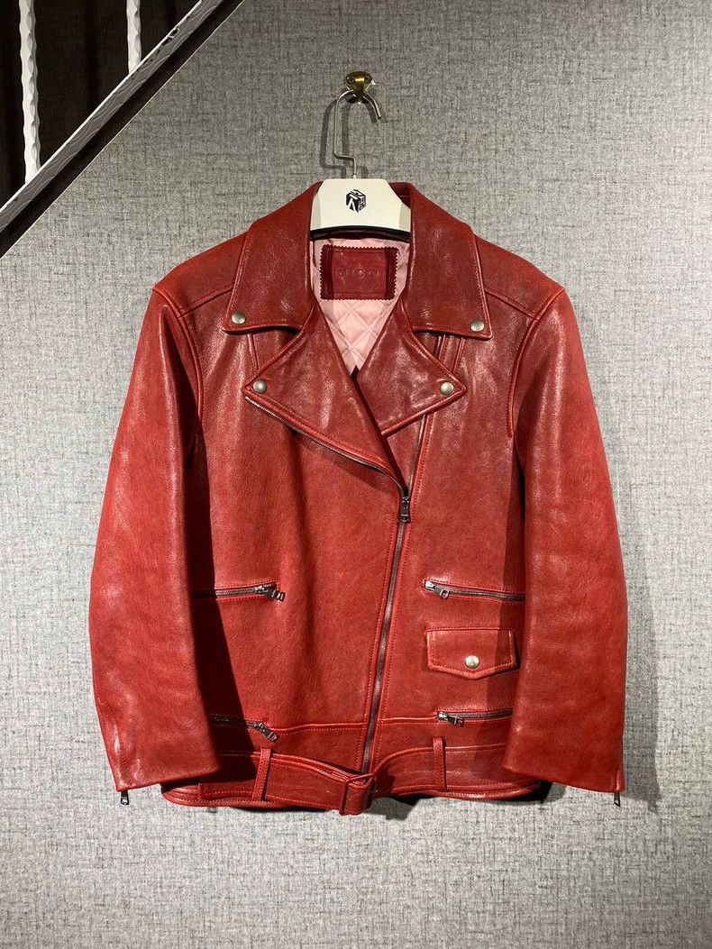 Gucci Gucci Sheepskin motorcycle jacket 2504-Nextarrow Size US XXS / EU 40 - 1 Thumbnail