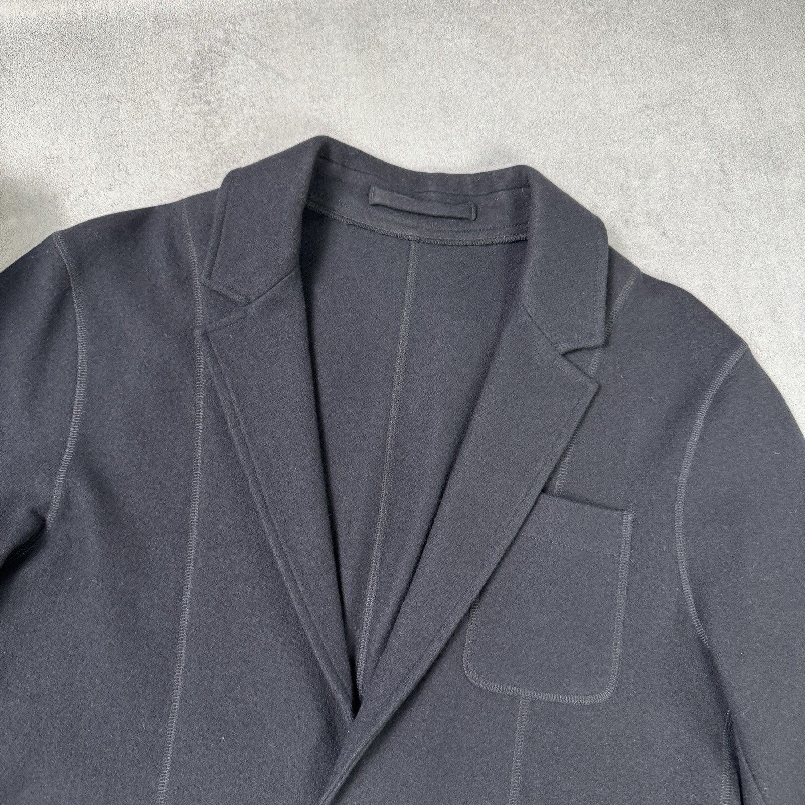 Mr P. Mr P. - Virgin Wool-Blend Jersey Blazer - Blue Size Size 38 Size US M / EU 48-50 / 2 - 5 Thumbnail