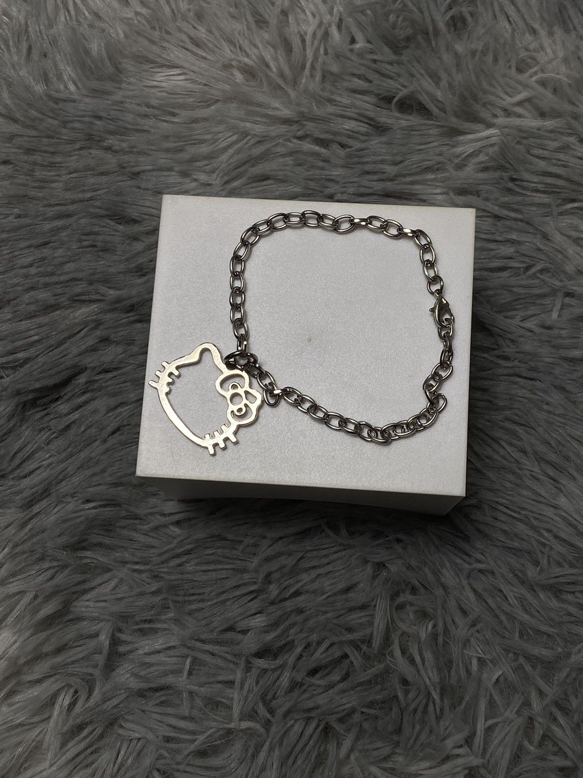 Jewelry Silver Hello Kitty Chain Bracelet | Cute Styl Size ONE SIZE - 5 Thumbnail