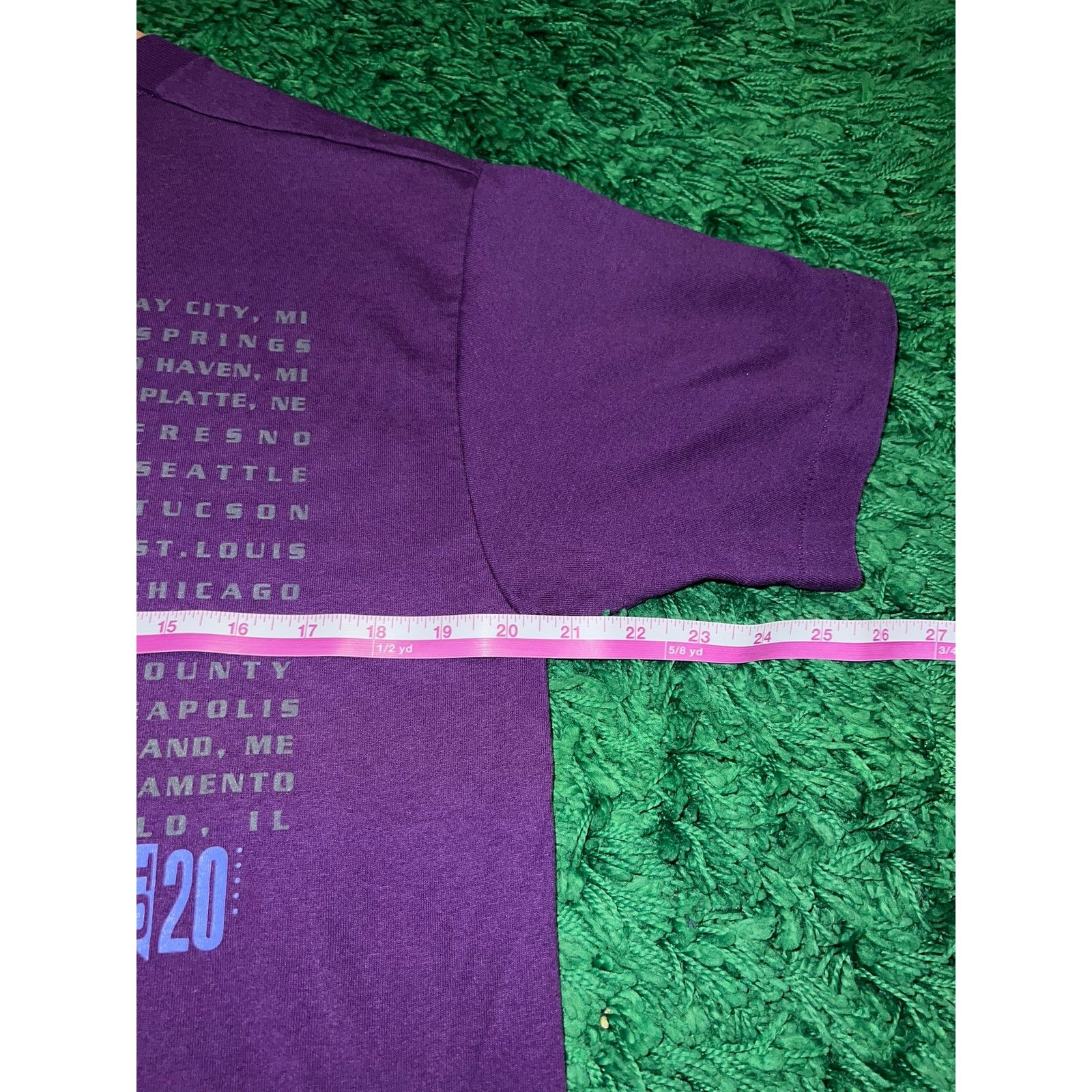 Vintage Vintage Wild Truth Shirt 10 To 20 Purple Tee VTG 90s Large Size US L / EU 52-54 / 3 - 8 Thumbnail