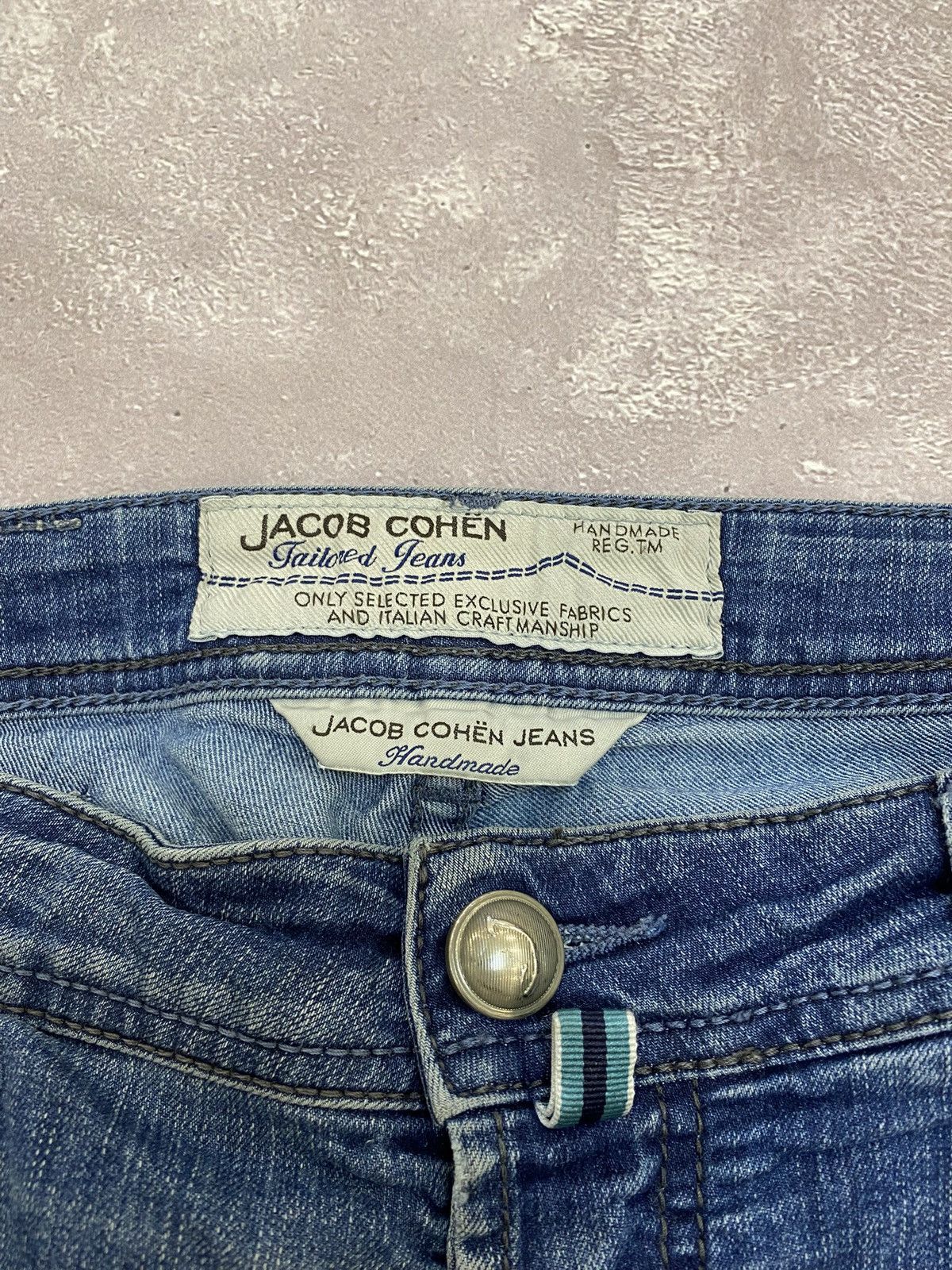 Jacob Cohen Vintage Y2K Jacob Cohen Handmade Tailored Jeans Size 35 Size US 35 - 7 Thumbnail