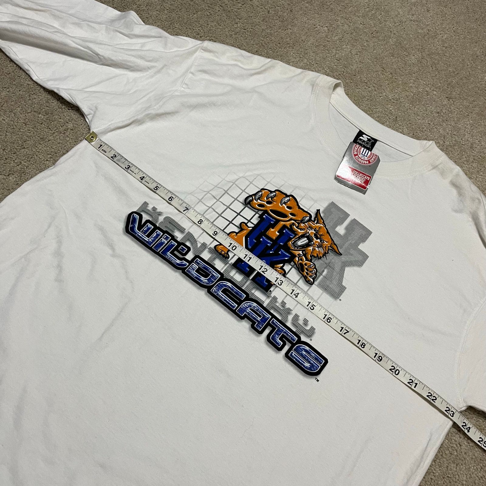 Starter 1996 Starter Kentucky Wildcats Long Sleeve T-Shirt Large NWT Size US L / EU 52-54 / 3 - 6 Thumbnail