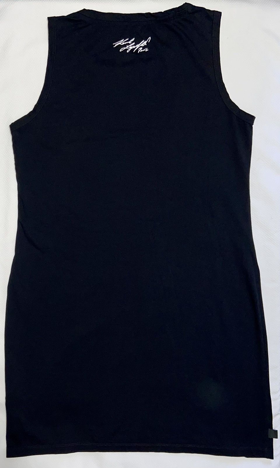 Karl Lagerfeld Karl Lagerfeld Mens Logo Black Cotton Tank Top S Size US XS / EU 42 / 0 - 6 Thumbnail