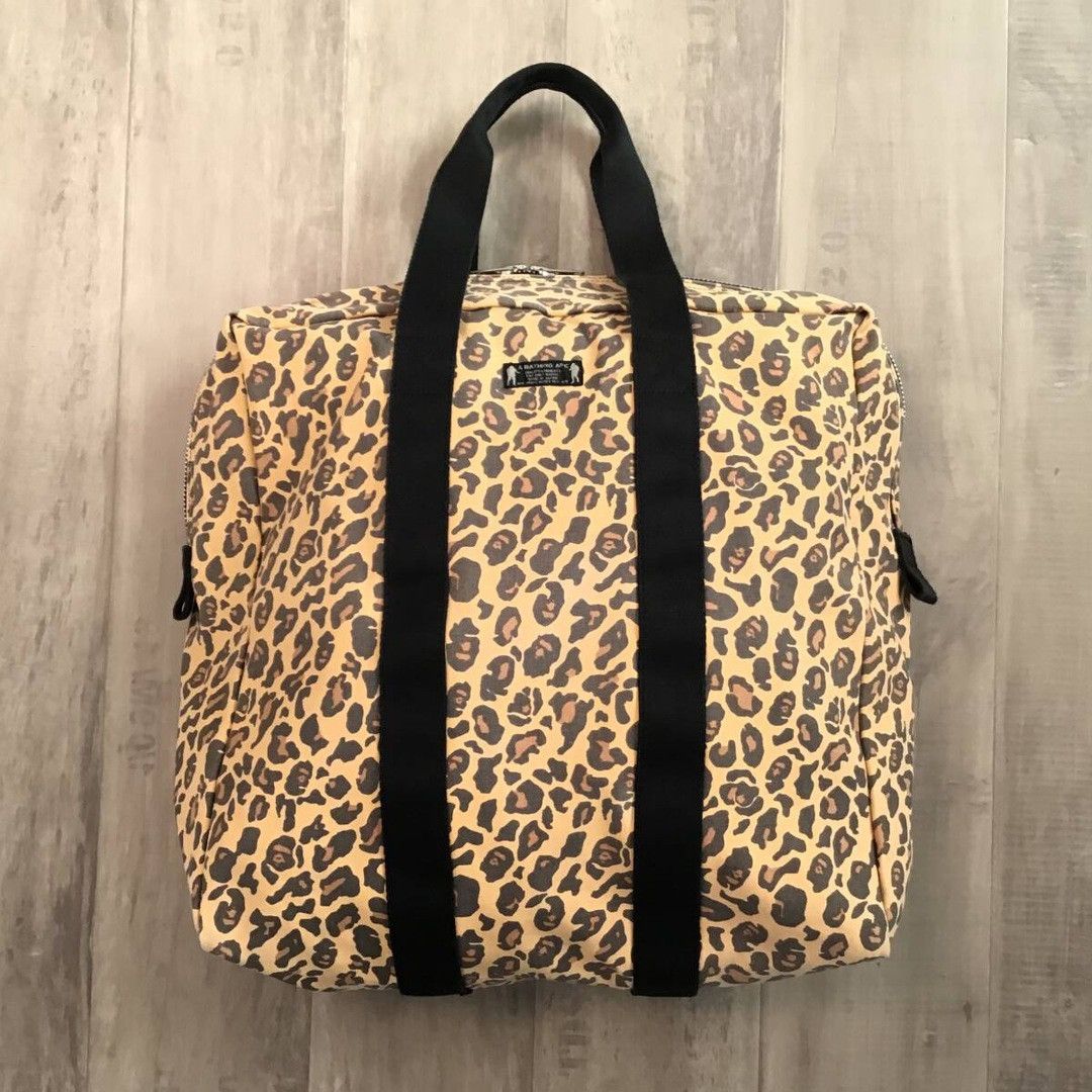 Bape × Nigo 🔥Vintage🔥 BAPE Leopard camo helmet bag a bathing ape NIGO Size ONE SIZE - 1 Thumbnail