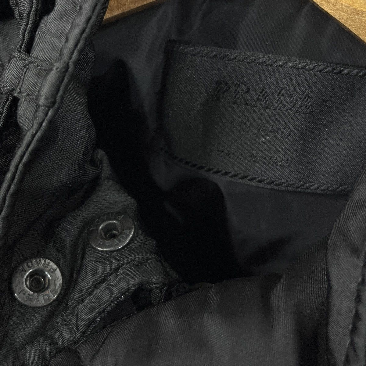 Prada Prada Nylon Leather Bomber Jacket Size US S / EU 44-46 / 1 - 5 Thumbnail