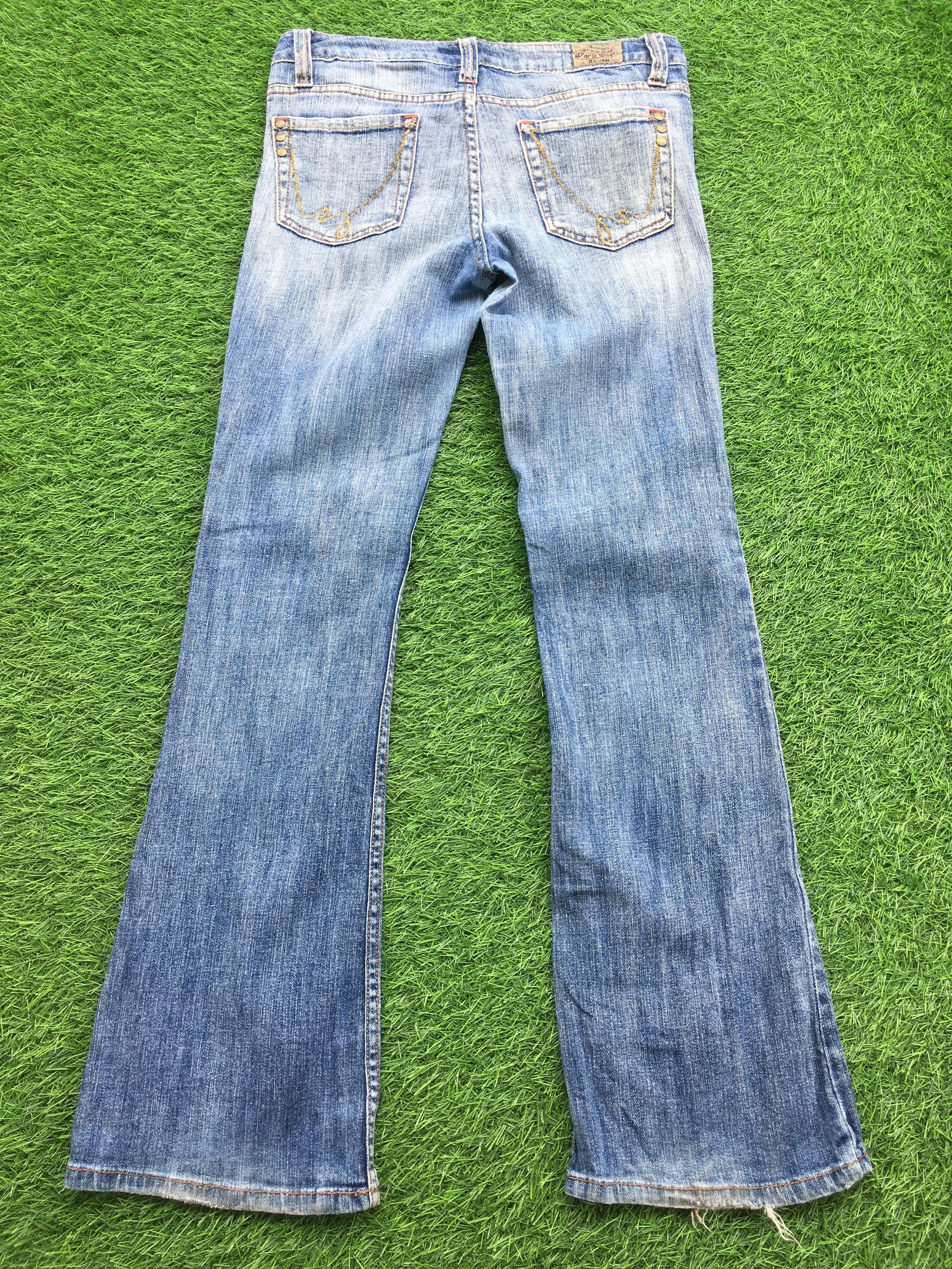 Japanese Brand Paris Blues Low Rise Bootcut Jeans D-979 Size 28" / US 6 / IT 42 - 2 Thumbnail
