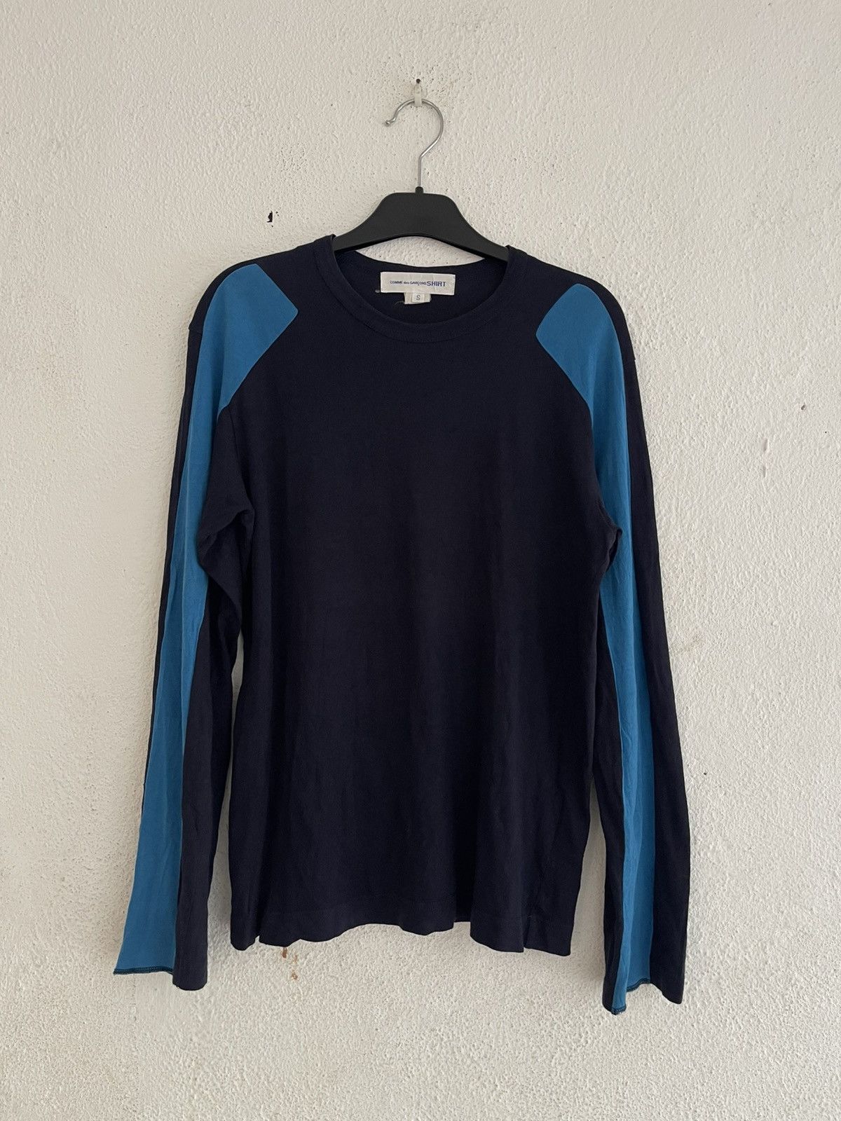 Comme des Garcons SHIRT Comme Des Garcons SHIRT Raglan Panel Longsleeve Shirt Size US S / EU 44-46 / 1 - 1 Thumbnail