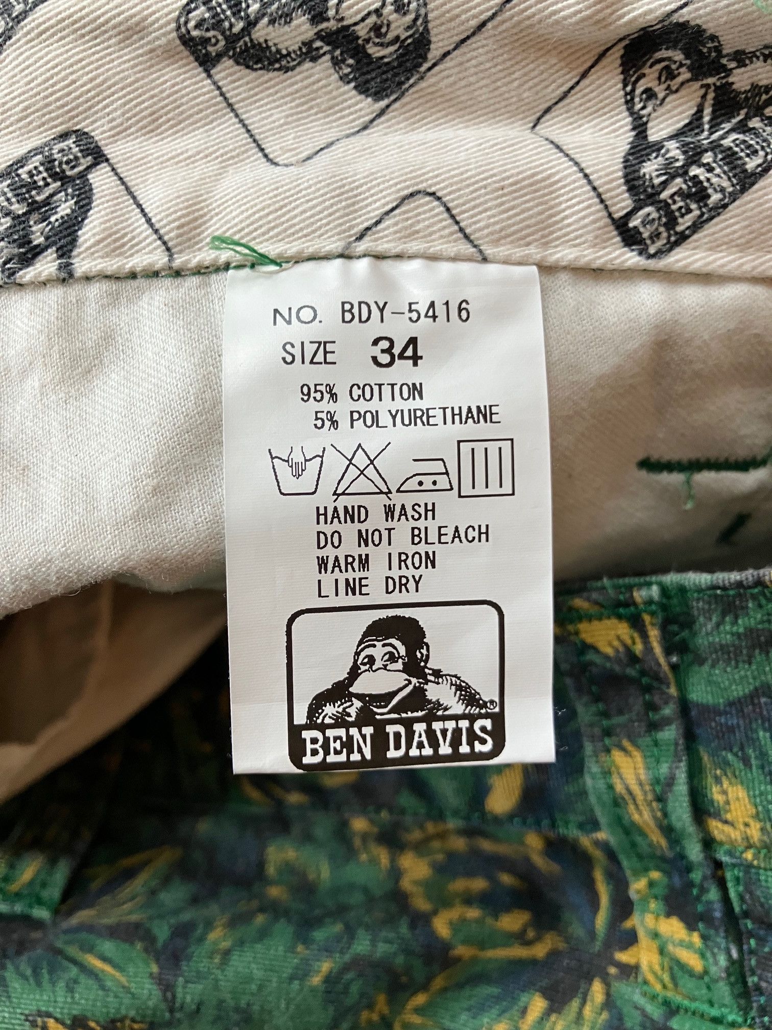 Ben Davis Ben Davis Project Line Japan, Flower print Shorts, 34 Size US 34 / EU 50 - 4 Thumbnail