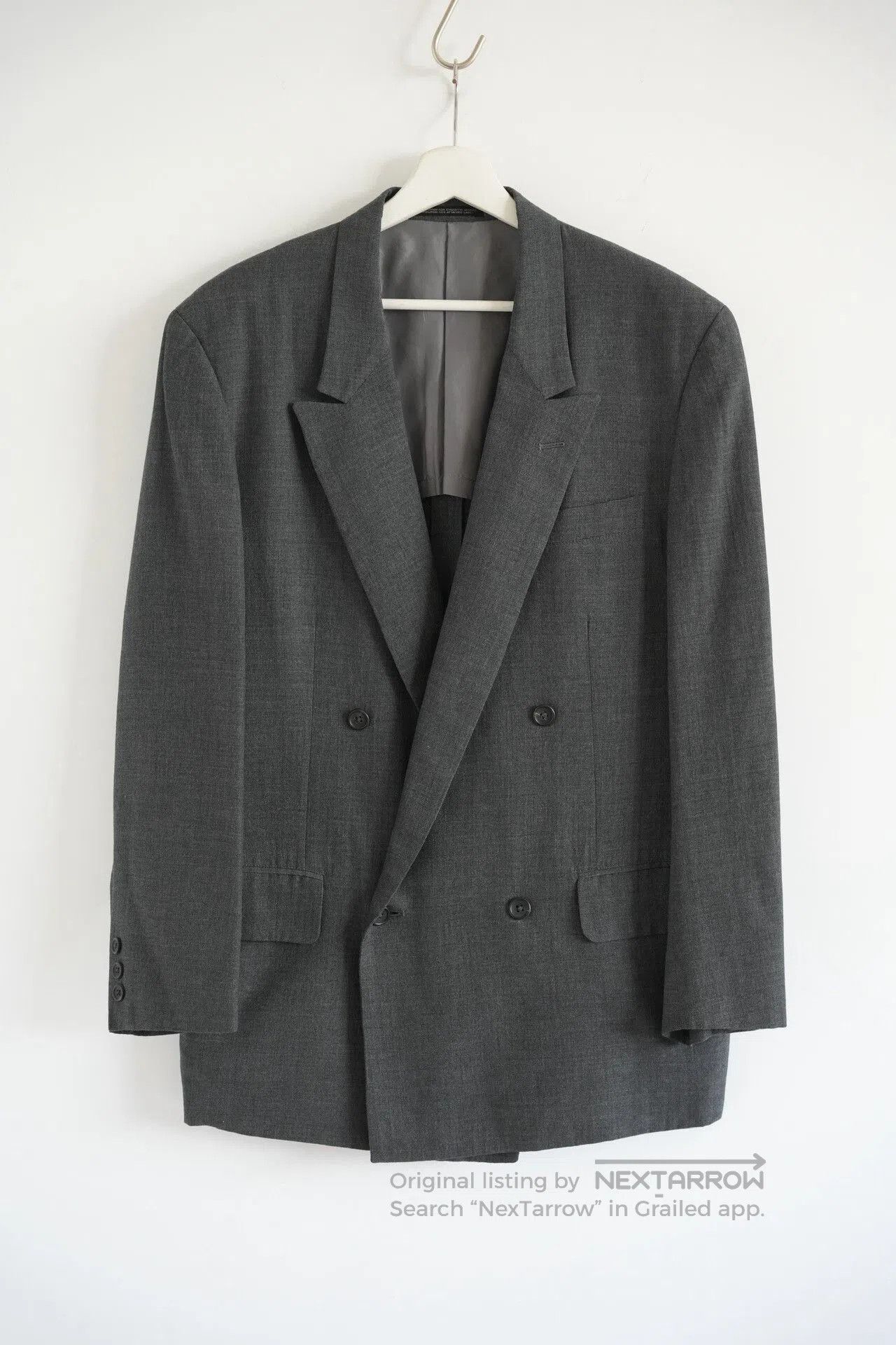 Yohji Yamamoto gray double. Size US S / EU 44-46 / 1 - 1 Thumbnail