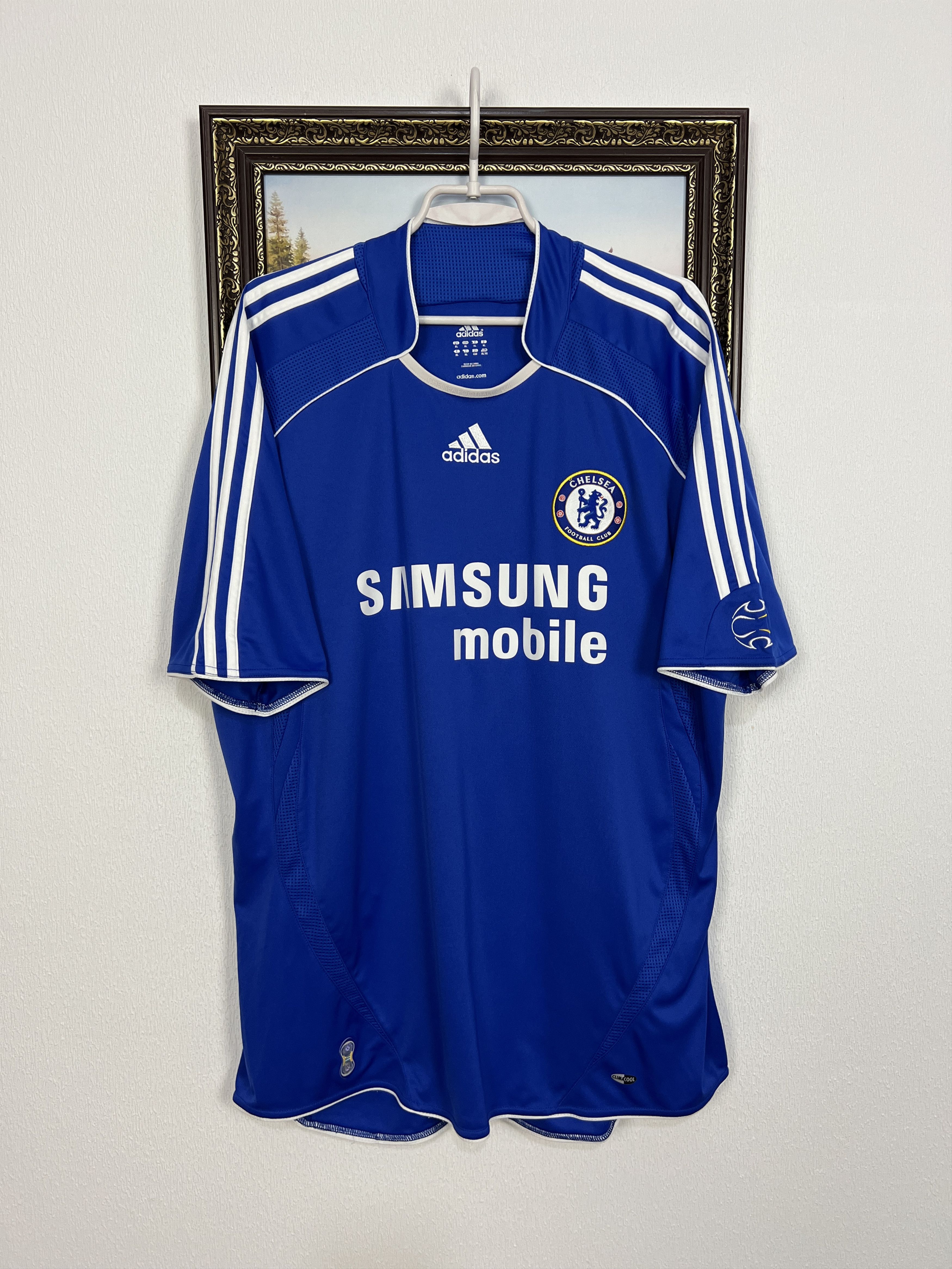 Adidas Chelsea football shirt 2006 Soccer #11 Drogba Jersey Trikot Size US XL / EU 56 / 4 - 1 Thumbnail