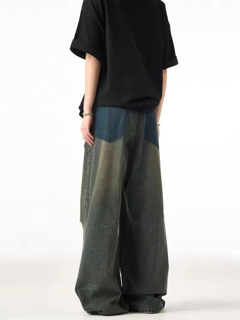 Japanese Brand Retro Ripped Wide-leg Jean Size US 26 / EU 42 - 4 Thumbnail