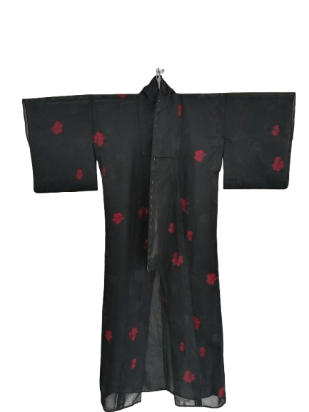 Japanese Brand × Vintage Vintage Yukata Kimono Nice Motif Long Kimono Robe Size ONE SIZE - 1 Thumbnail