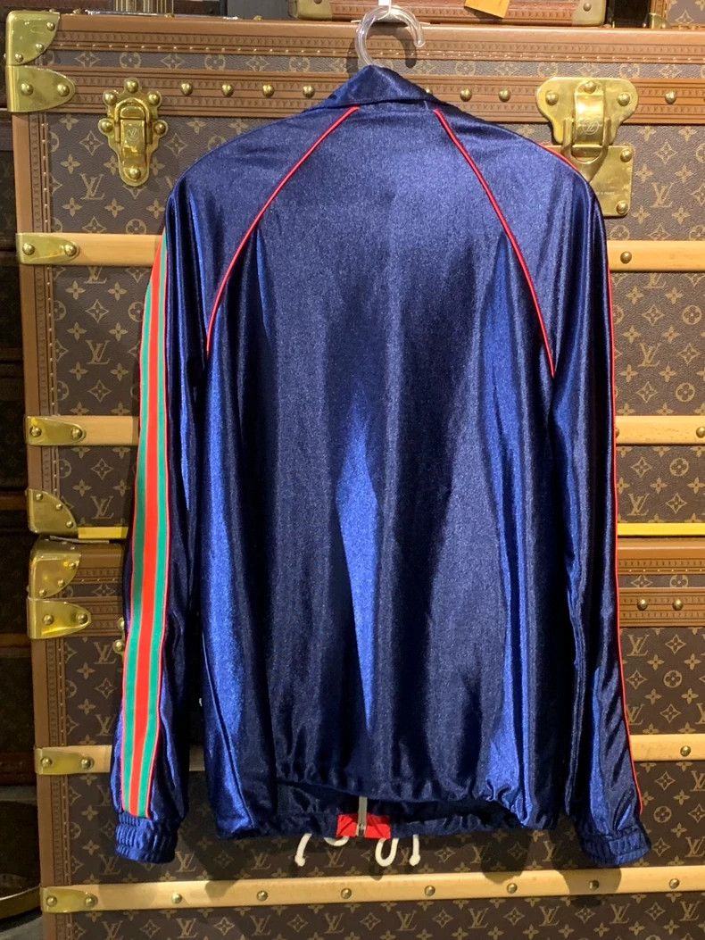 Gucci GucciNavy blue color-matched zipper jacket of Liu Xianhua Size US M / EU 48-50 / 2 - 2 Thumbnail