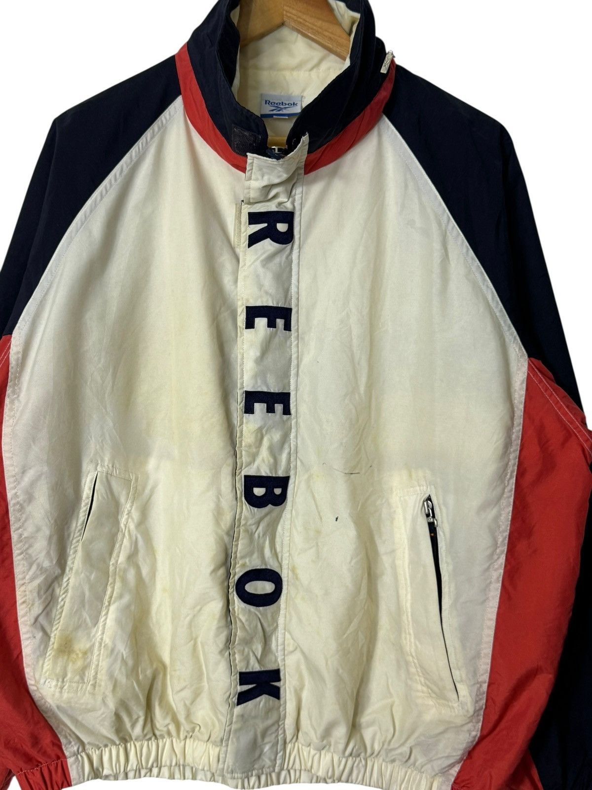 Reebok Vintage 90s reebook bomber windbreaker jacket Size US XL / EU 56 / 4 - 2 Thumbnail