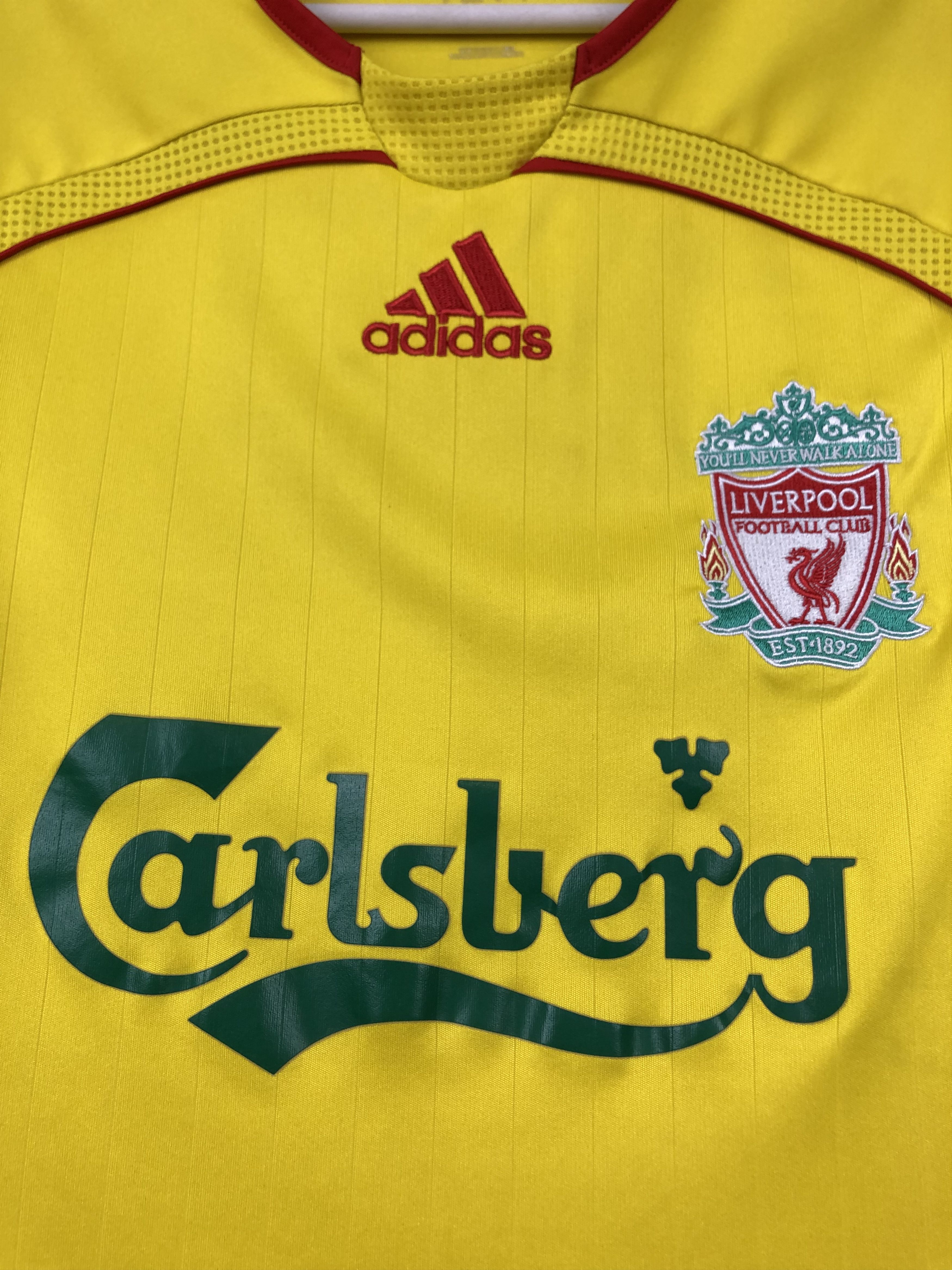 Adidas Liverpool Away football shirt 2006 Soccer Adidas Jersey Rare Size US S / EU 44-46 / 1 - 9 Thumbnail
