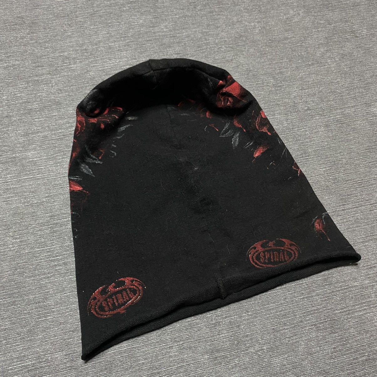 Japanese Brand Tribal hat y2k rose print🌹 Size ONE SIZE - 4 Thumbnail