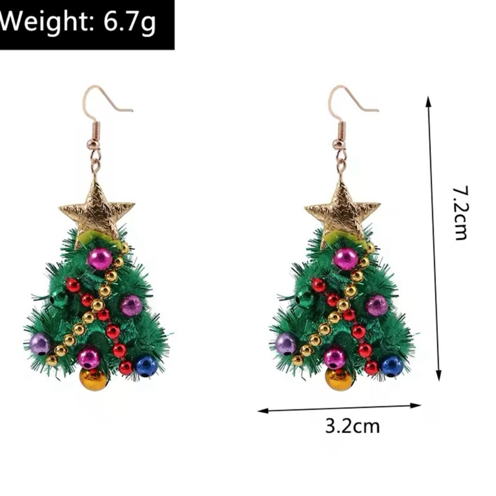 Other Christmas Tree Drop Earrings for Women Size ONE SIZE - 3 Thumbnail