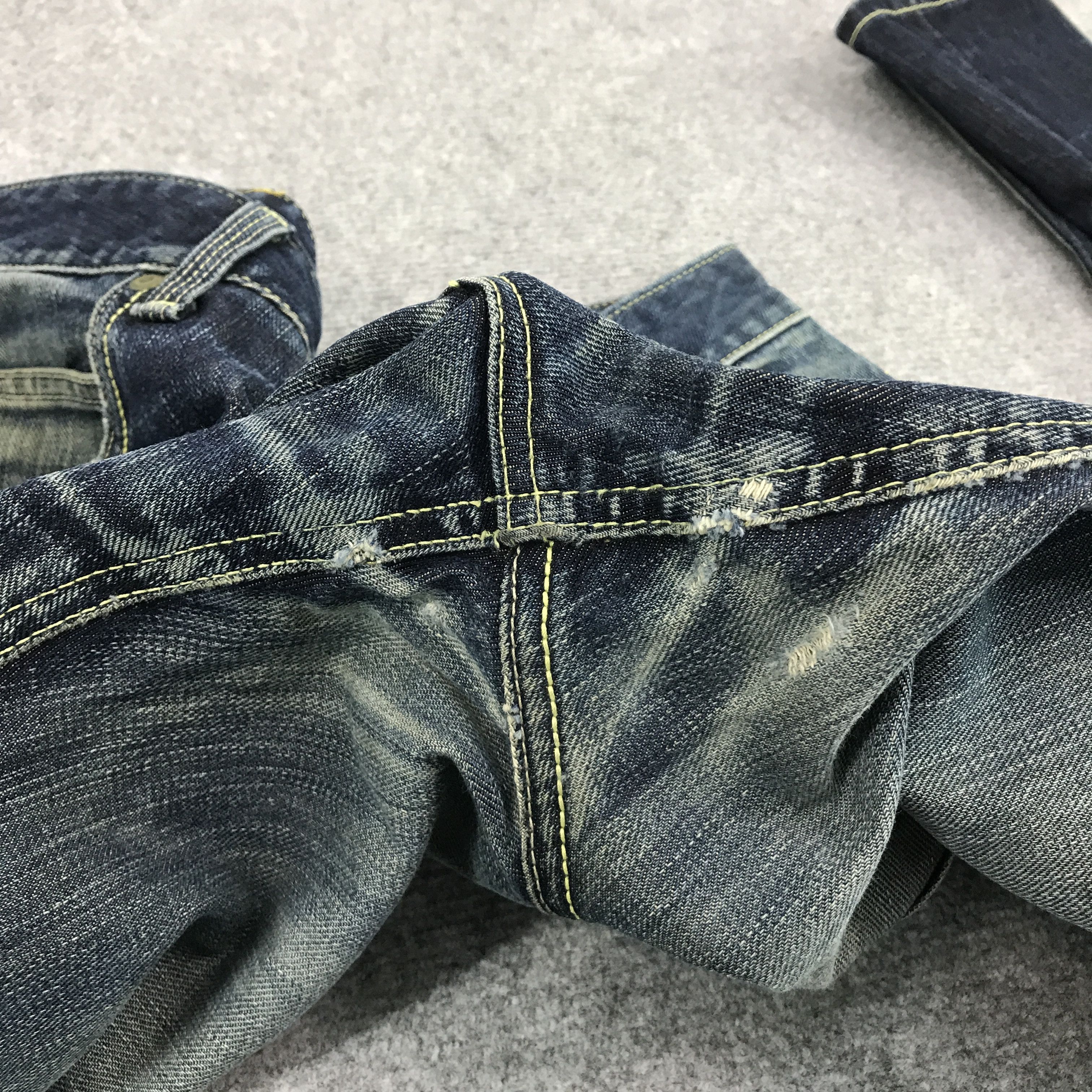 Japanese Brand × Le Grande Bleu (L.G.B.) FLARE GOLD LABEL LEE RIDERS BOOTCUT DENIM PANTS Size US 31 - 12 Thumbnail