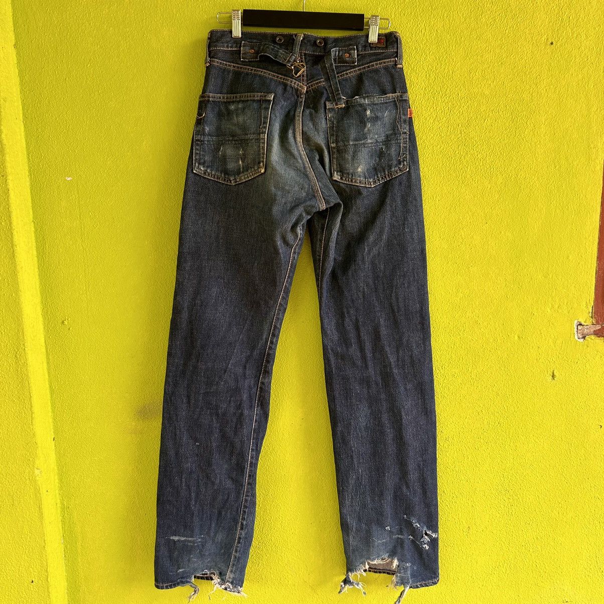 Edwin Vintage Edwin Overalls Sanforized Selvedge Distressed Denim Size US 30 / EU 46 - 6 Thumbnail