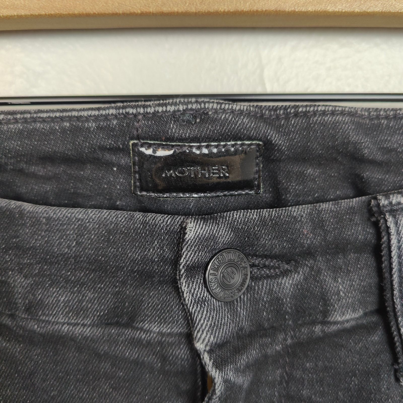 MOTHER Mother Denim Looker Ankle Fray Jeans Womens 28 Night Hawk Size 28" / US 6 / IT 42 - 3 Thumbnail