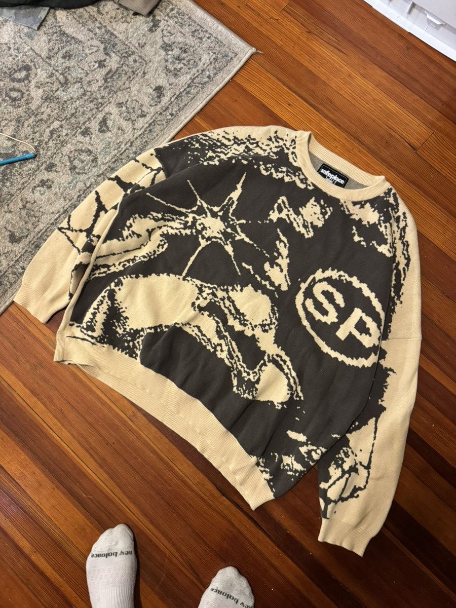 Other Y2K STREETWEAR KNIT SWEATER Size US L / EU 52-54 / 3 - 1 Thumbnail
