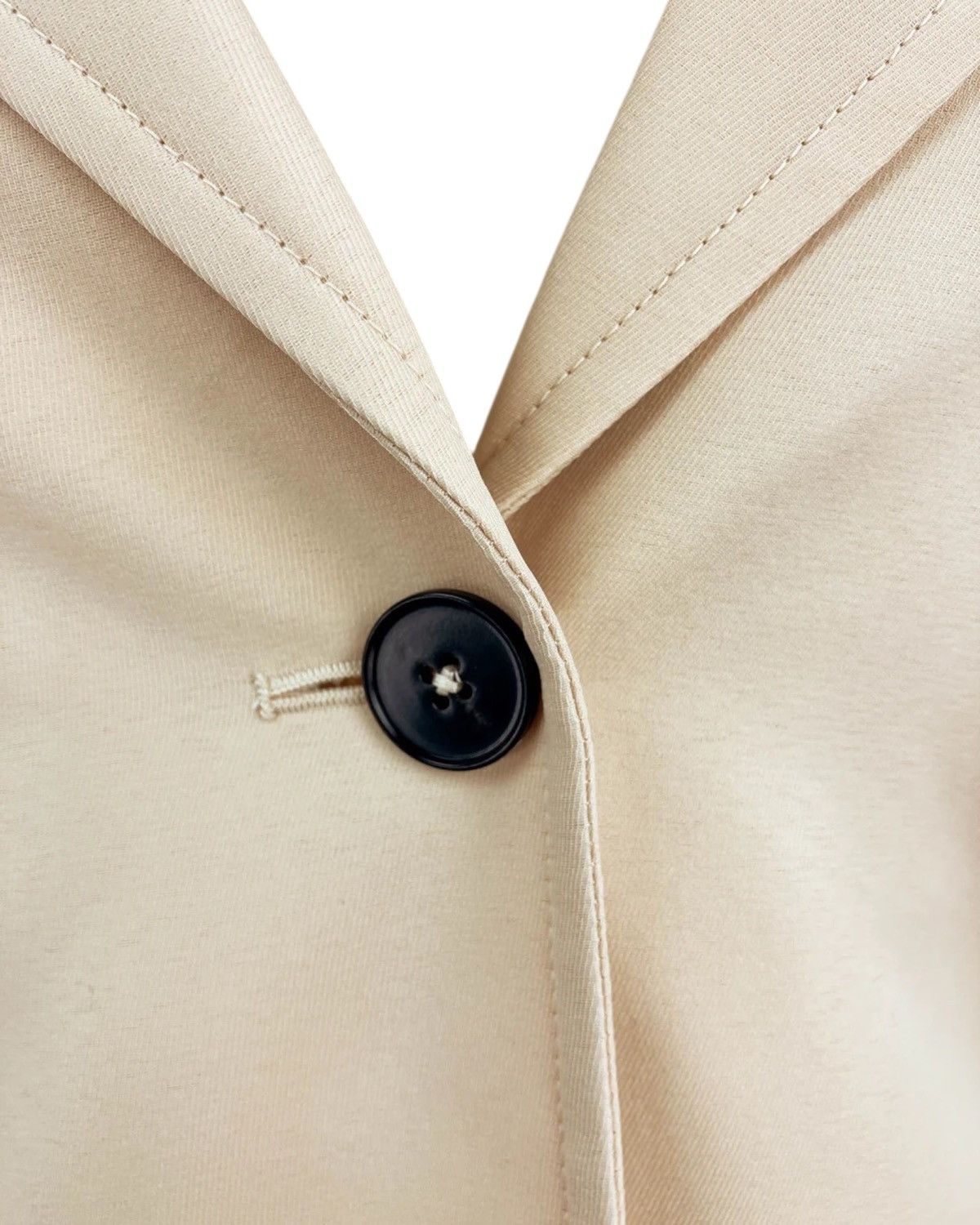 Jil Sander Jil Sander Techno-Gabardine Tailored Jacket – Champagne Size XS / US 0-2 / IT 36-38 - 4 Thumbnail
