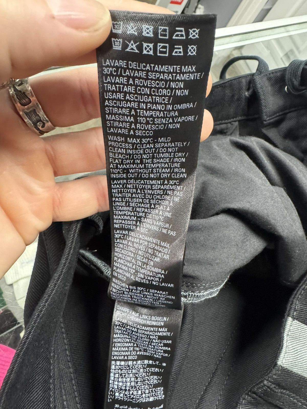 Balenciaga × Under Armour Tracksuit Denim Black/Grey Stripe (S) Size US 34 / EU 50 - 10 Thumbnail