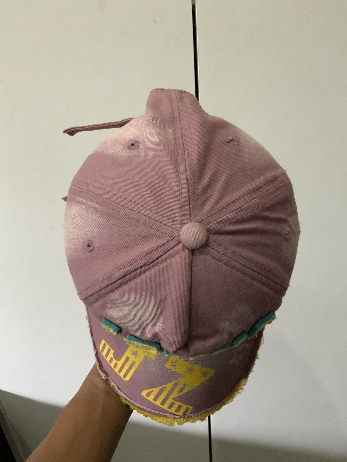 Japanese Brand Jzuus Distressed Fade Trucker Hat Size ONE SIZE - 7 Thumbnail
