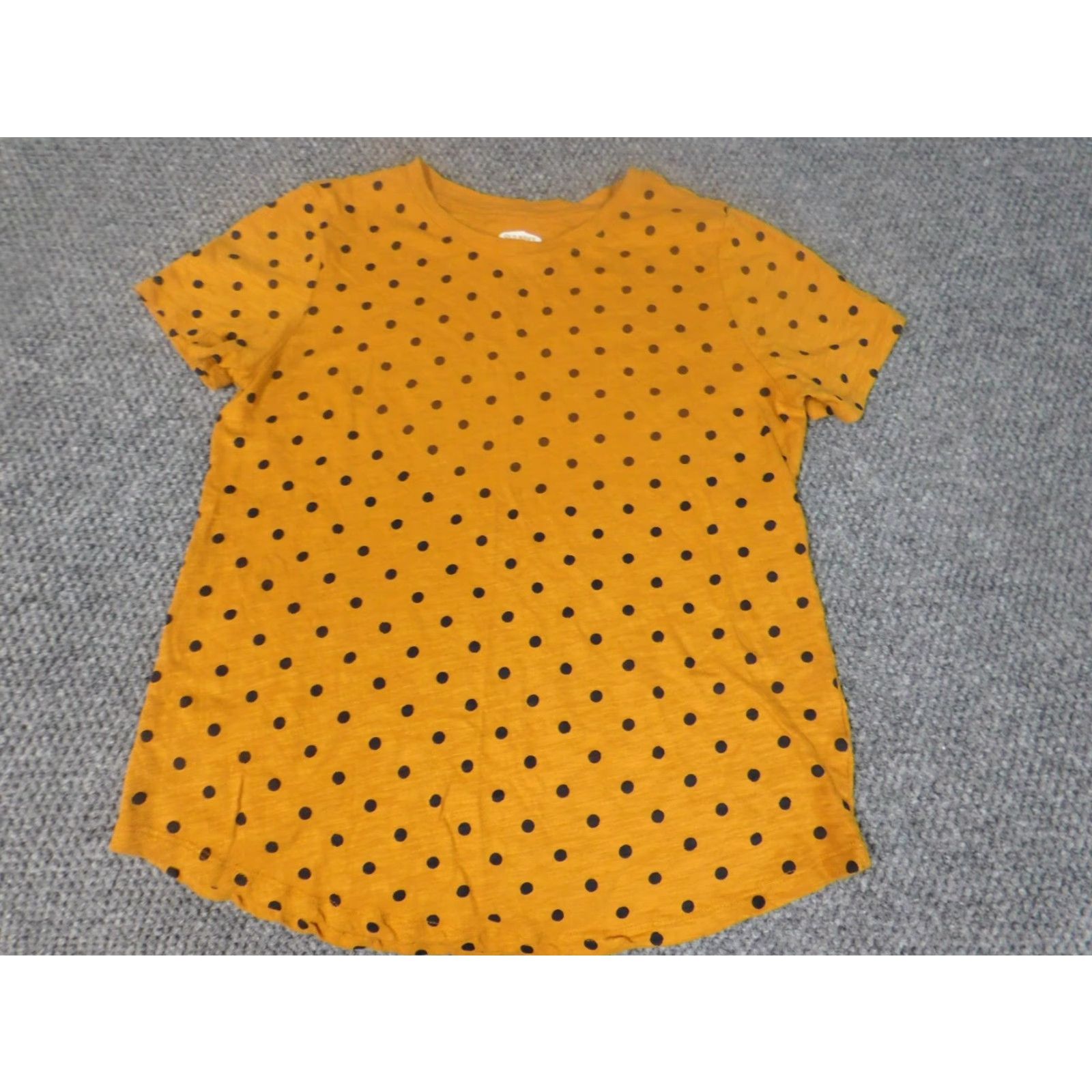 Old Navy Old Navy Womens Shirt S Orange Stretch Crew Neck Short Sleeve Dolman Sleeve Blouse Casual Basic Open Colorful American Size S / US 4 / IT 40 - 2 Thumbnail