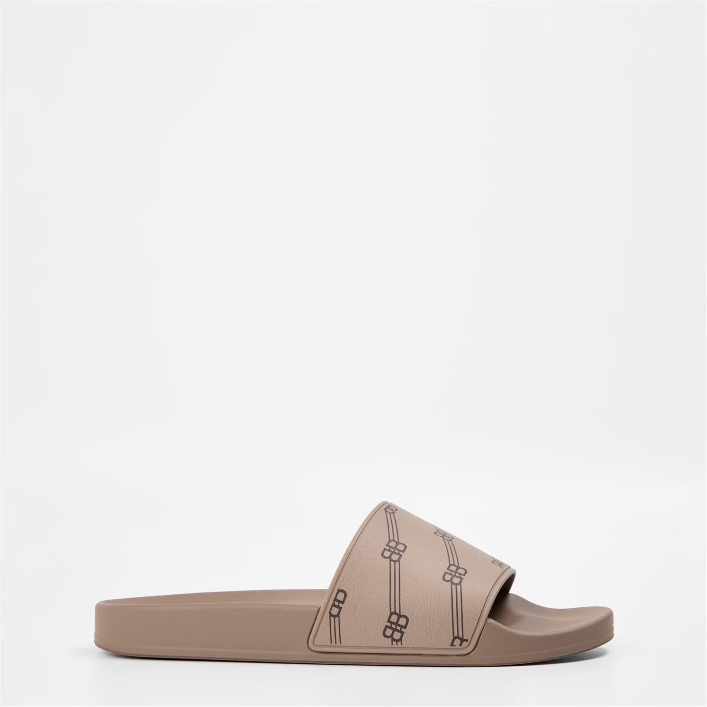 Balenciaga o1g2r1mq0226 BB Sliders In Brown Size US 9 / EU 42 - 1 Thumbnail
