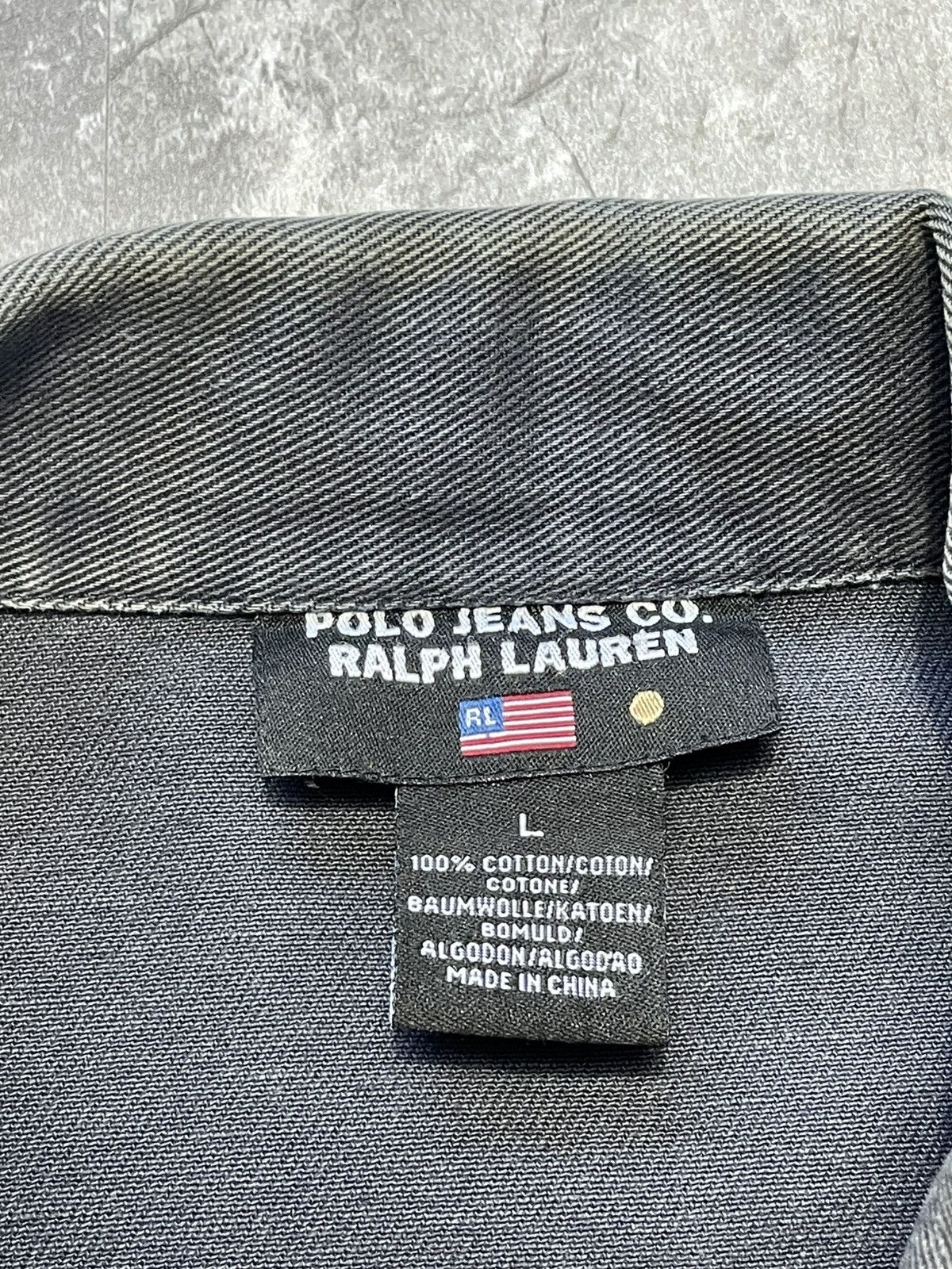 Polo Ralph Lauren Polo Jeans Co. Ralph Lauren USA Vintage Worker Denim Jacket Size US L / EU 52-54 / 3 - 5 Thumbnail