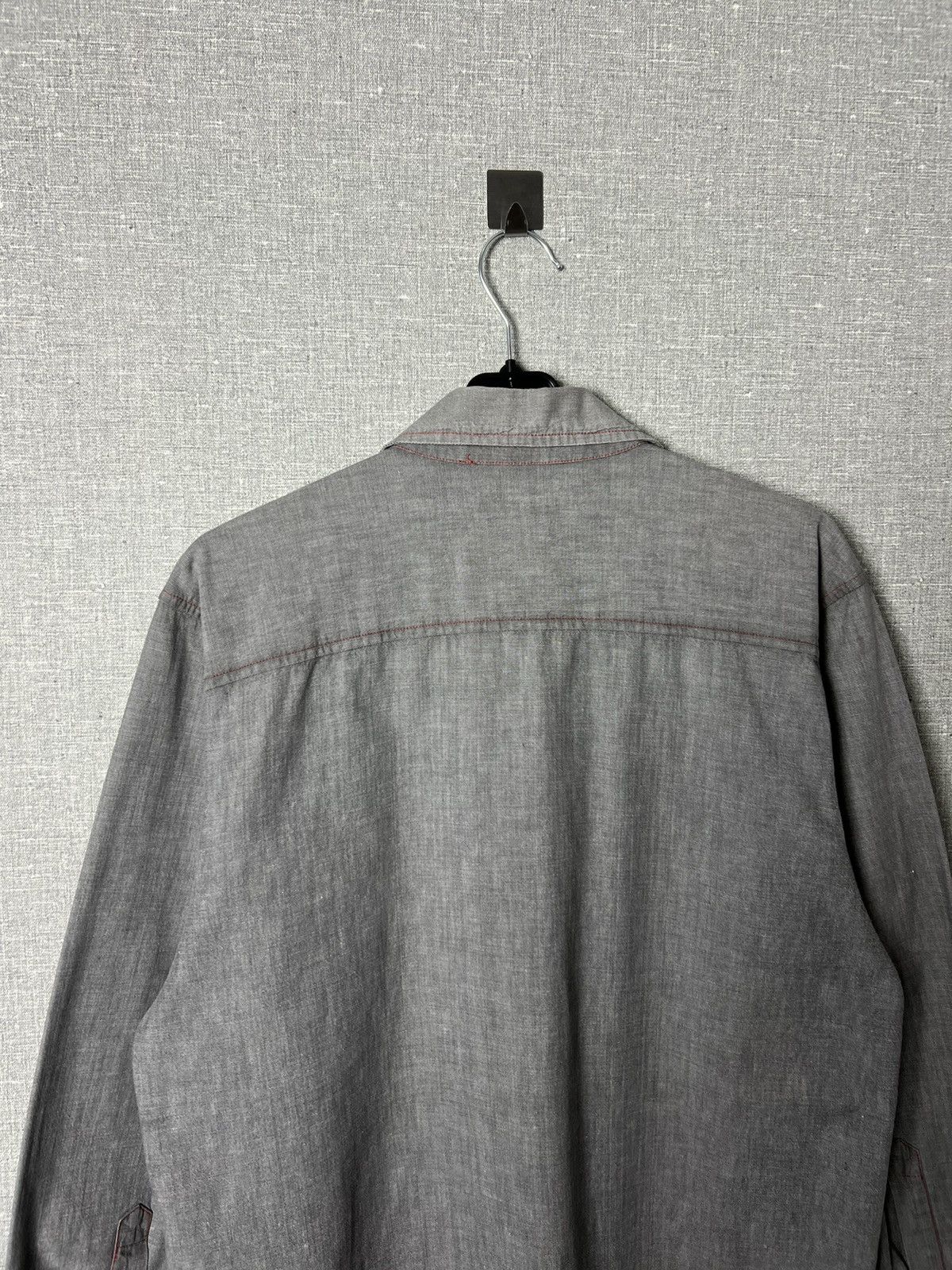 Saint Laurent Paris Archival 70s Rive Gauche YSL Yves Saint Laurent Button Shirt Size M / US 6-8 / IT 42-44 - 12 Thumbnail