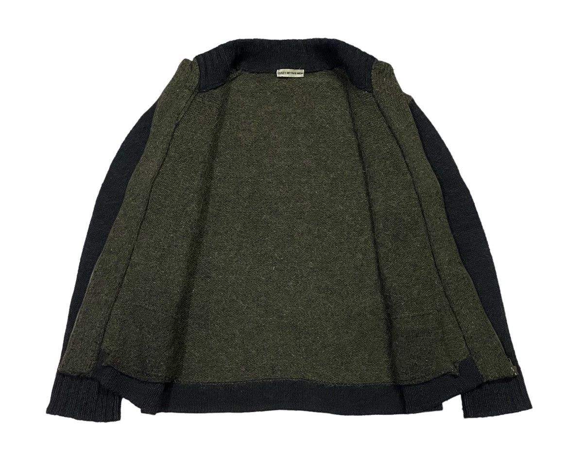 Issey Miyake Issey Miyake Tow Tones Knitted Full Zip Sweater Size US M / EU 48-50 / 2 - 25 Thumbnail