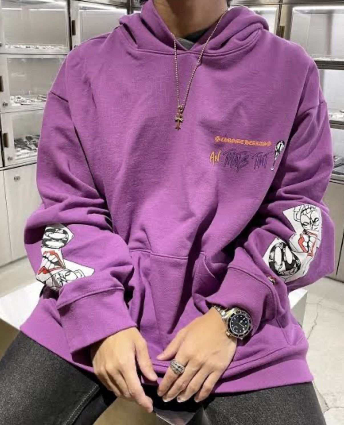 Chrome Hearts Chrome Hearts Matty boy I want more not less hoodie Size US L / EU 52-54 / 3 - 1 Thumbnail