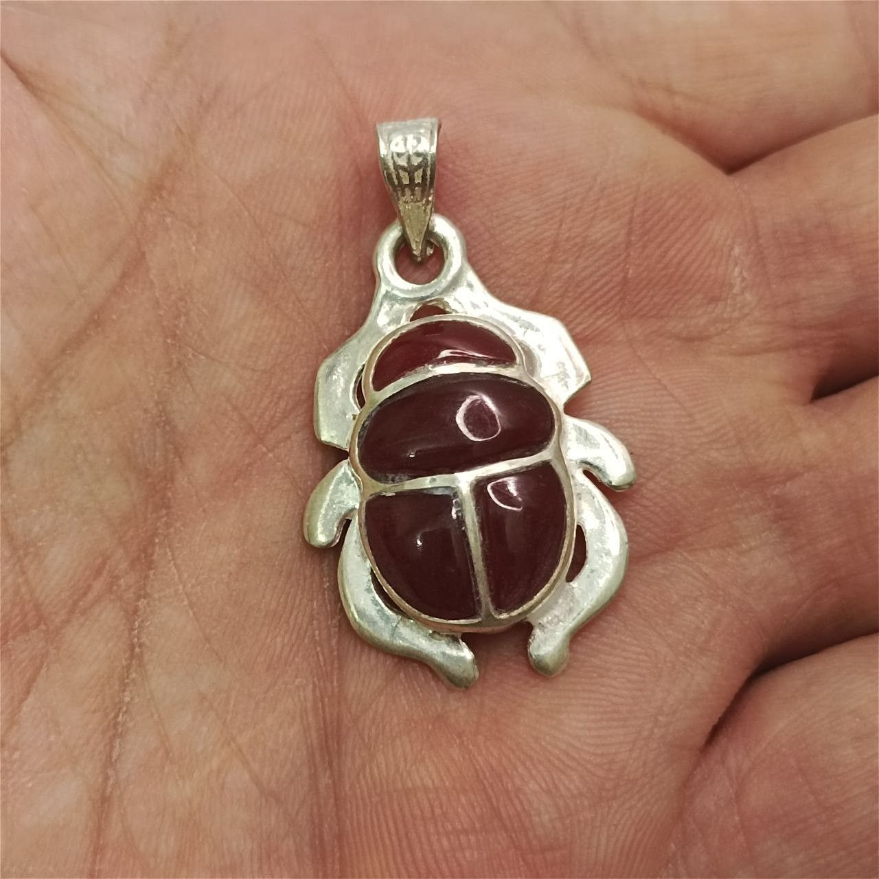 Other Handmade silver925 scarab pendant Egyptian gift Size ONE SIZE - 2 Thumbnail