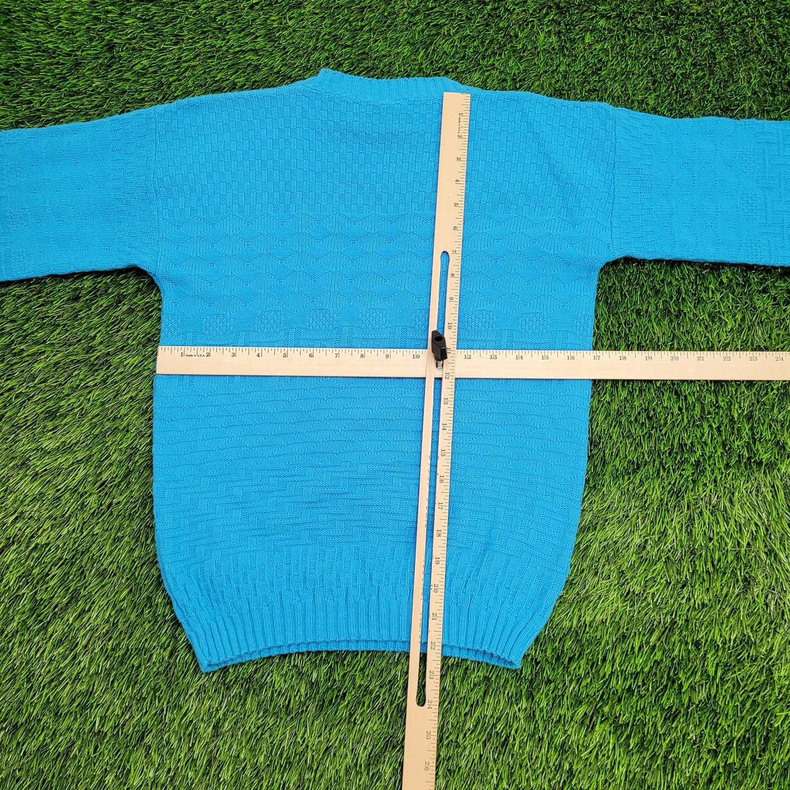 Vintage VTG Little Funky Deep V-Neck Sweater Womens 2XS/XS USA Size XS / US 0-2 / IT 36-38 - 6 Thumbnail