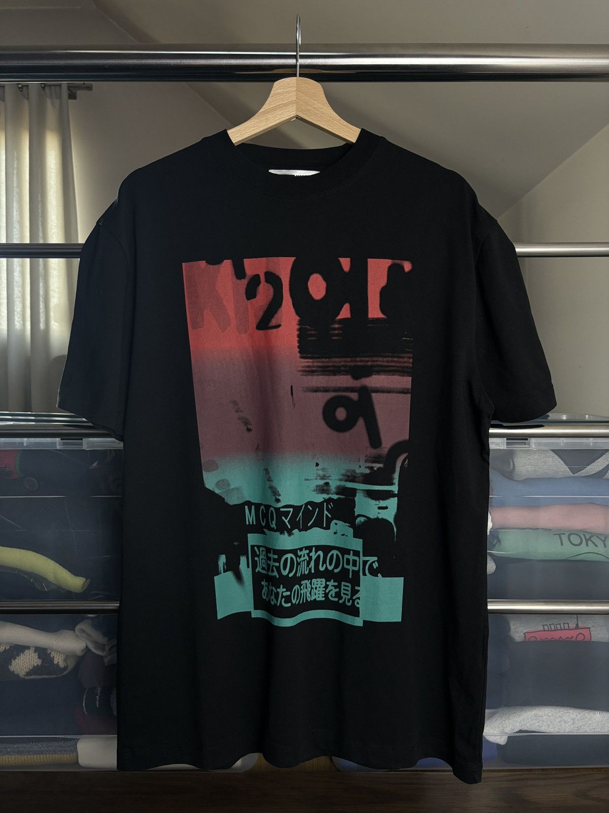 Alexander McQueen × MCQ MCQ Alexander McQueen Big Print T-Shirt Size US XL / EU 56 / 4 - 1 Thumbnail