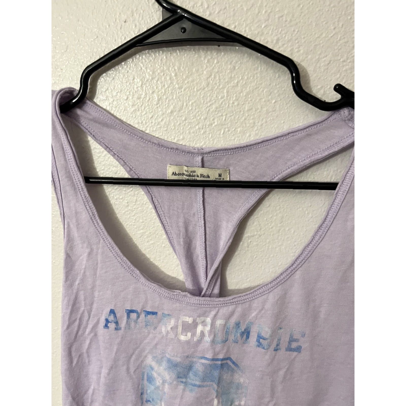 Abercrombie & Fitch Abercrombie Sport Women Tank Size Medium Purple #9 Size M / US 6-8 / IT 42-44 - 3 Thumbnail
