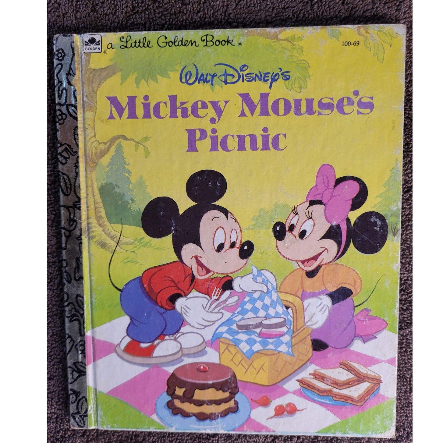 Disney Mickey Mouse's Picnic Children Story Book Vintage 1950 Size ONE SIZE - 1 Thumbnail