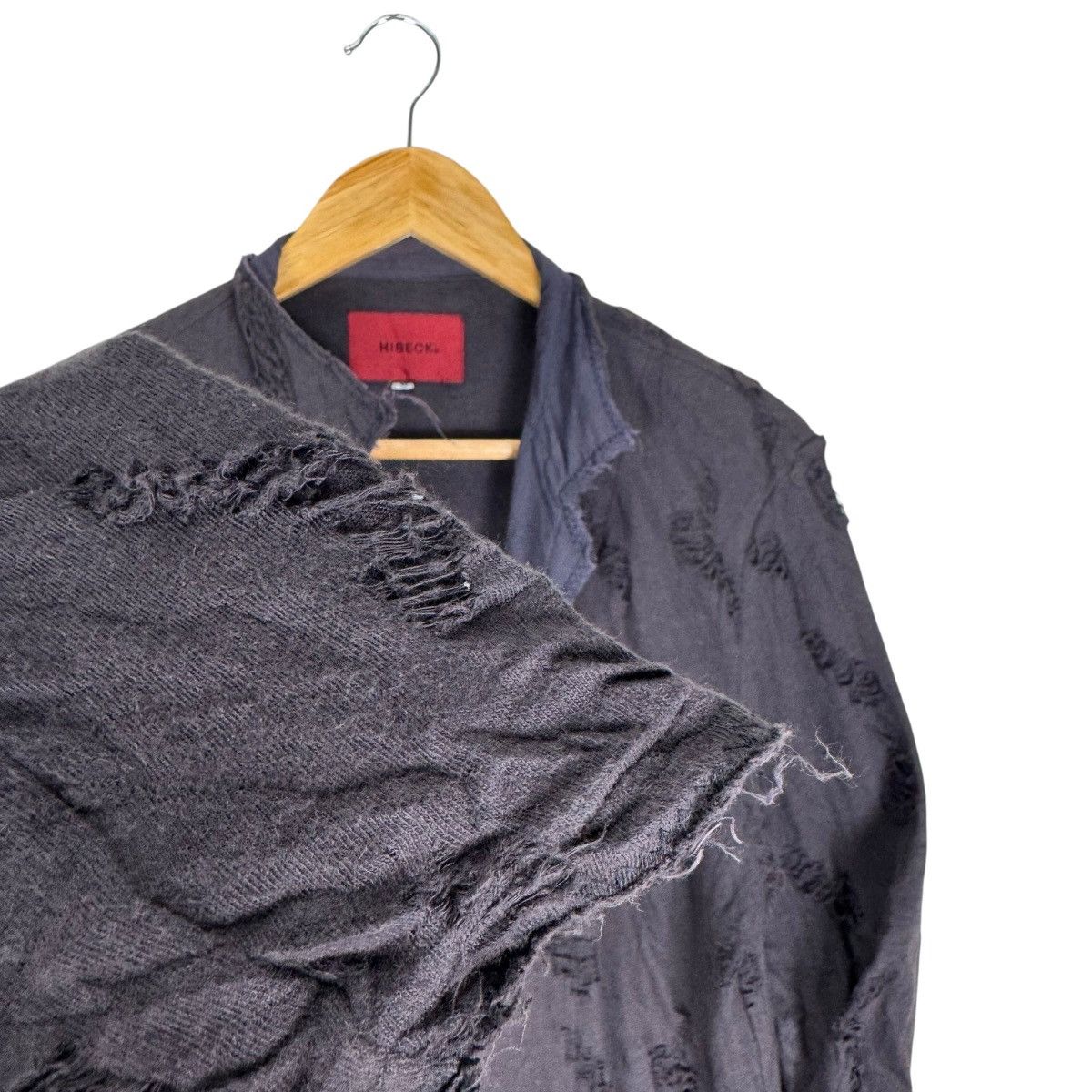 If Six Was Nine ☀️HIBECK JAPAN DISTRESS CARDIGAN LIKE NUMBER NINE Size US M / EU 48-50 / 2 - 8 Thumbnail