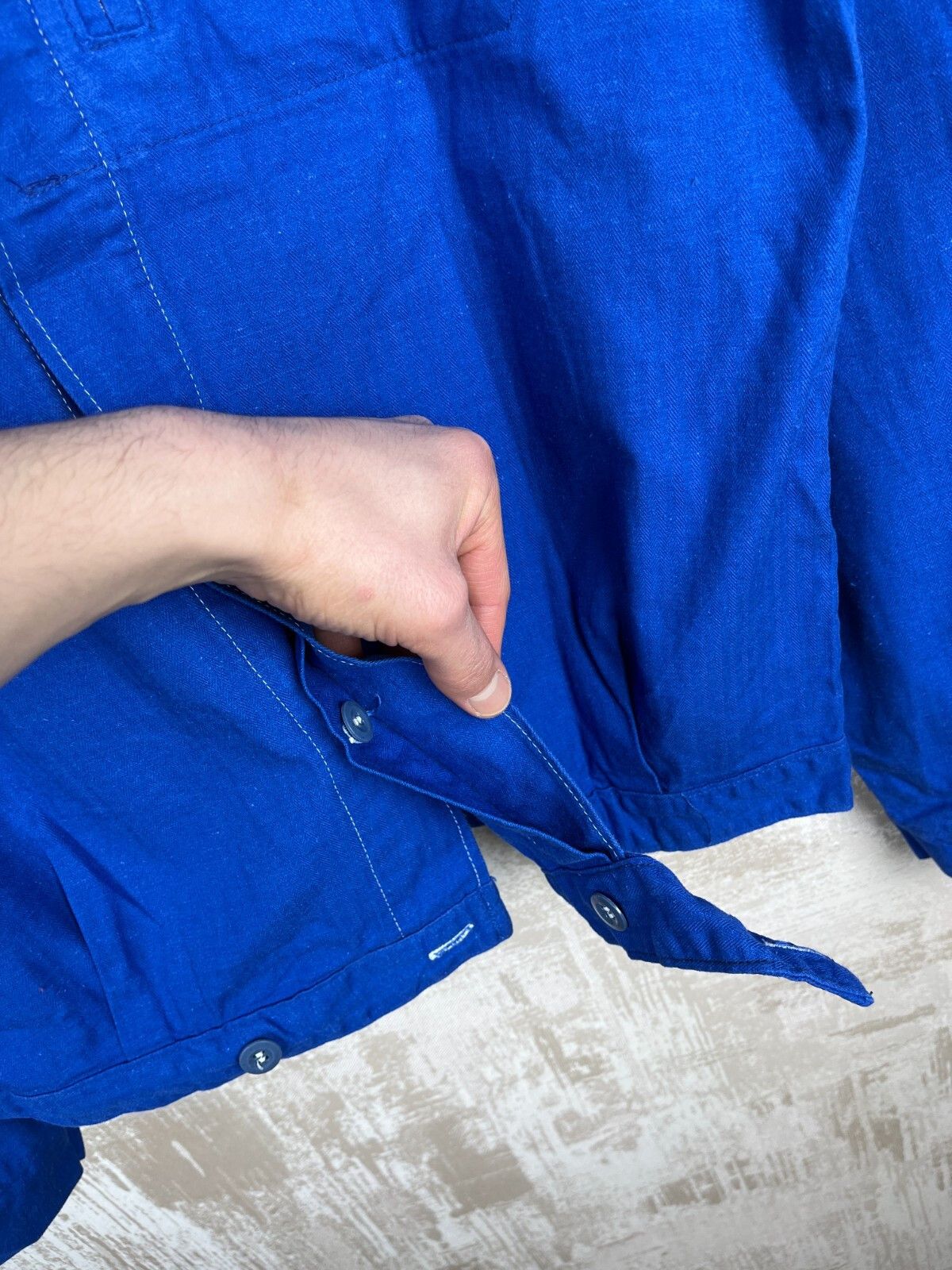 Le Laboureur Vintage 80's OTAVAN-STABIL Czech Work Chore Jacket Size US L / EU 52-54 / 3 - 5 Thumbnail